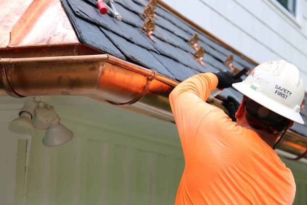 Copper Gutters by Baker Home Exteriors
