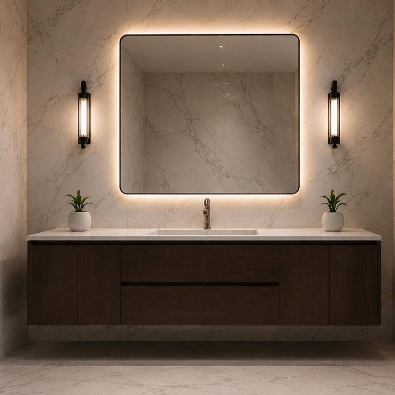 Finish detail — Bathrooms