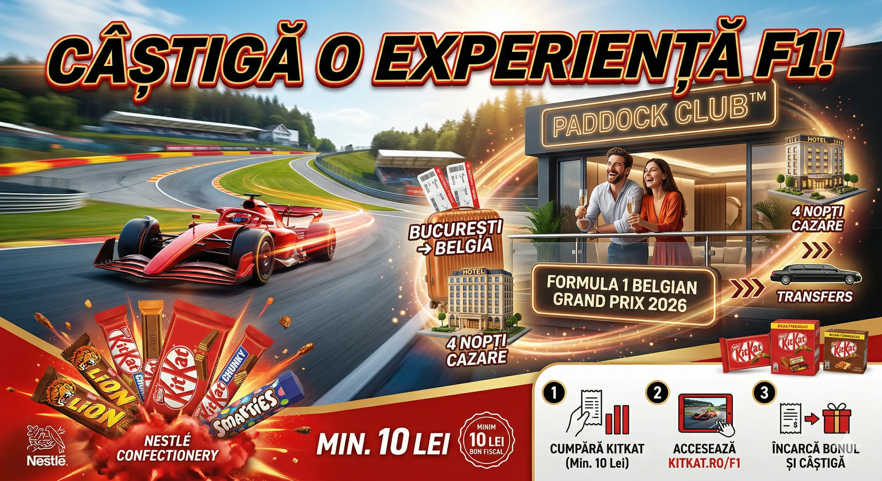 Concurs – KitKat de min. 10 lei de la Toate – Câștigă premii până pe 26 aprilie 2026 - Concu...