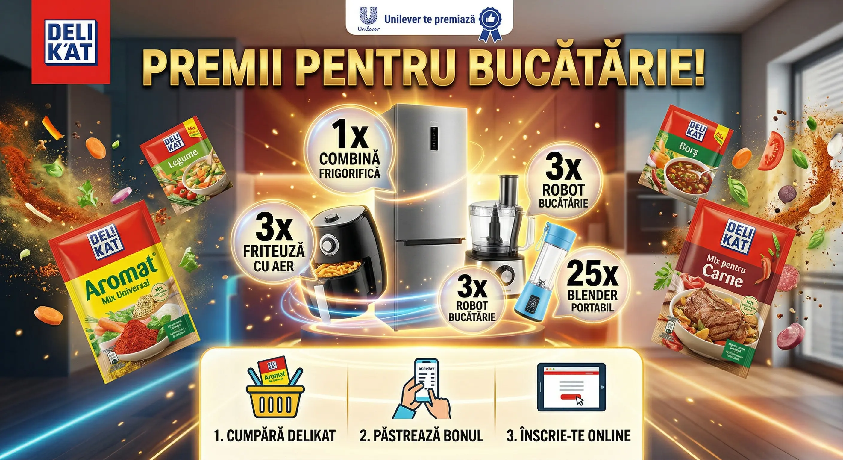 Concurs – Delikat Aromat de la Toate – Câștigă premii până pe 17 mai 2026 - Concursier