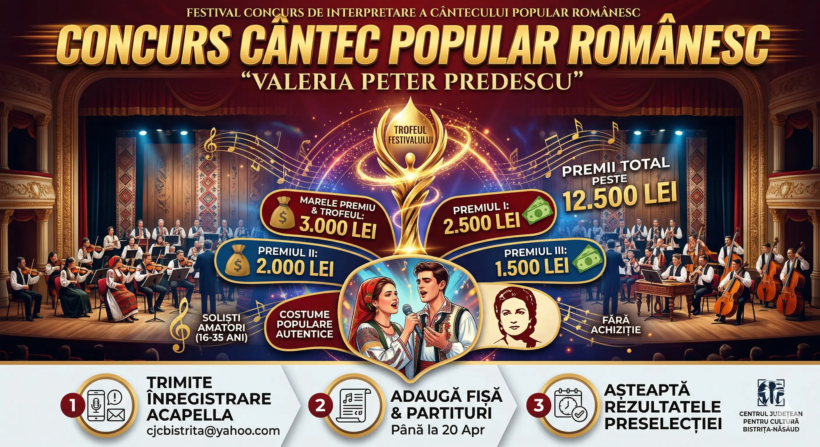 🎶 Du mai departe doina neamului la Festivalul „Valeria Peter Predescu”! ✨ - Concurs Gratuit...