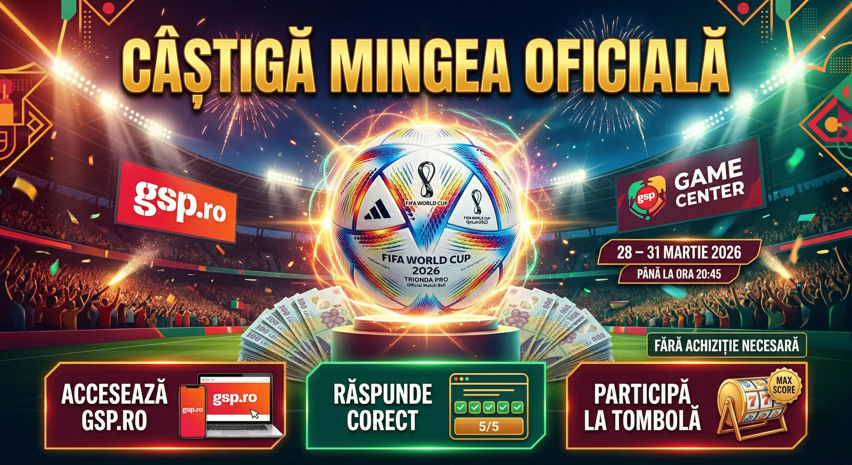 Câștigători ⚽ Câștigă mingea oficială FIFA World Cup 2026 c... - Rezultate | Concursier