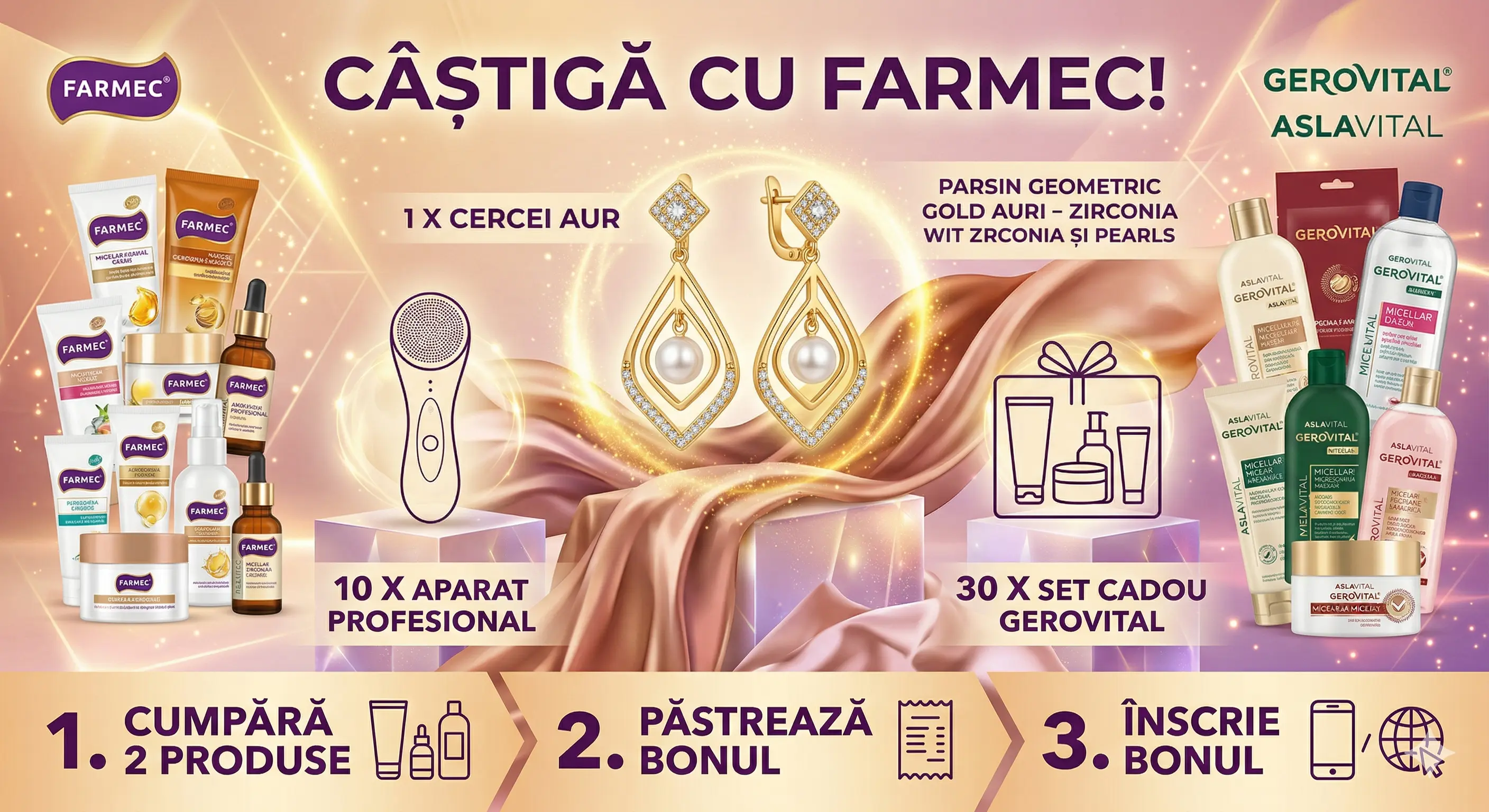 Concurs – Farmec, Gerovital sau Aslavital de la Magazine participante regulament – Câștigă p...