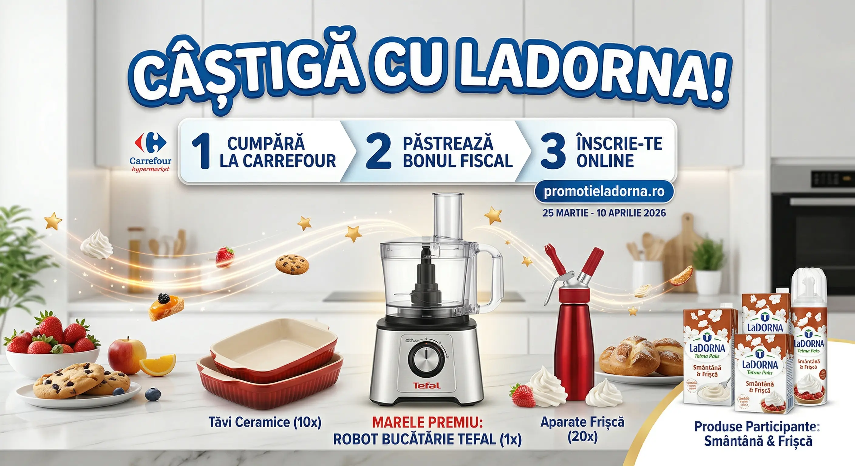 Concurs – LaDorna de la Carrefour – Câștigă premii până pe 10 aprilie 2026 - Concursier