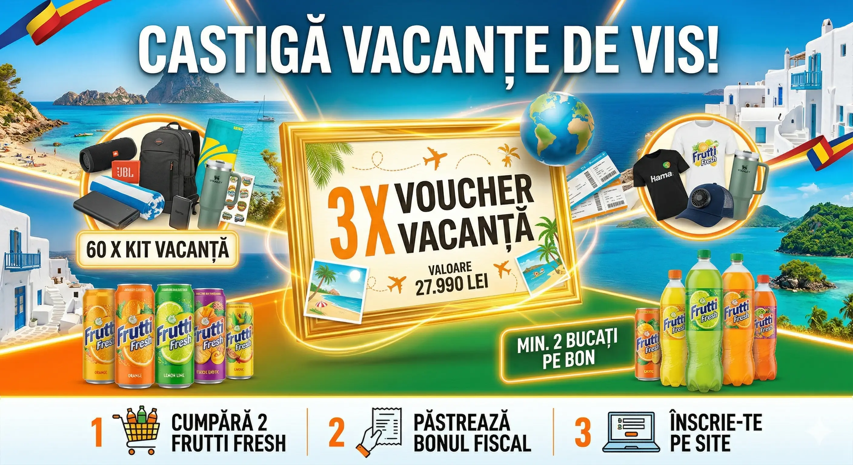Concurs Frutti Fresh: Cumpără 2 și poți câștiga Vouchere Vacanță! (până pe 30 Iun) - Concursier