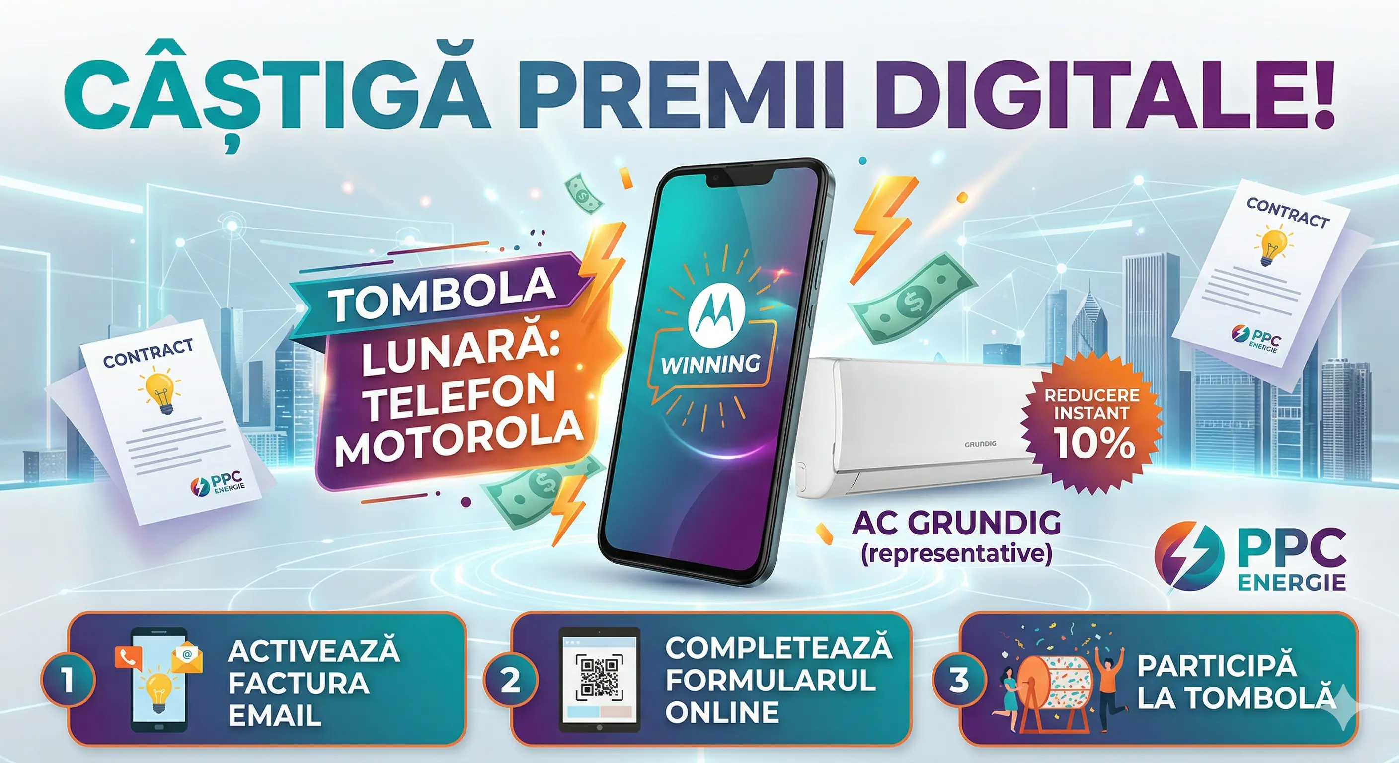 📧 Digitalizează-te cu PPC și câștigă un Motorola Moto g86! ✨ - Concurs Gratuit | Concursier