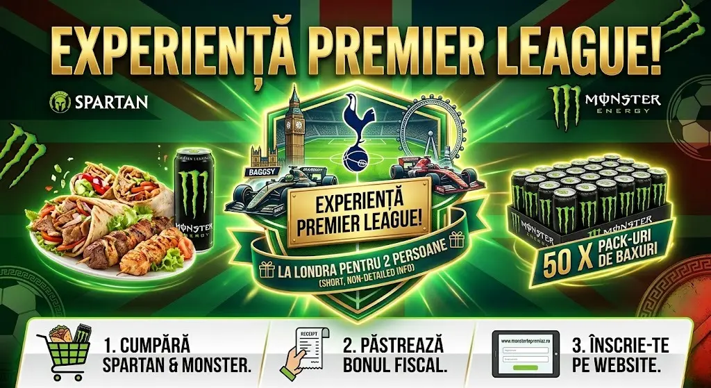 Concurs Spartan: Câștigă o Experiență Premier League! (până pe 10 Mai) - Concursier