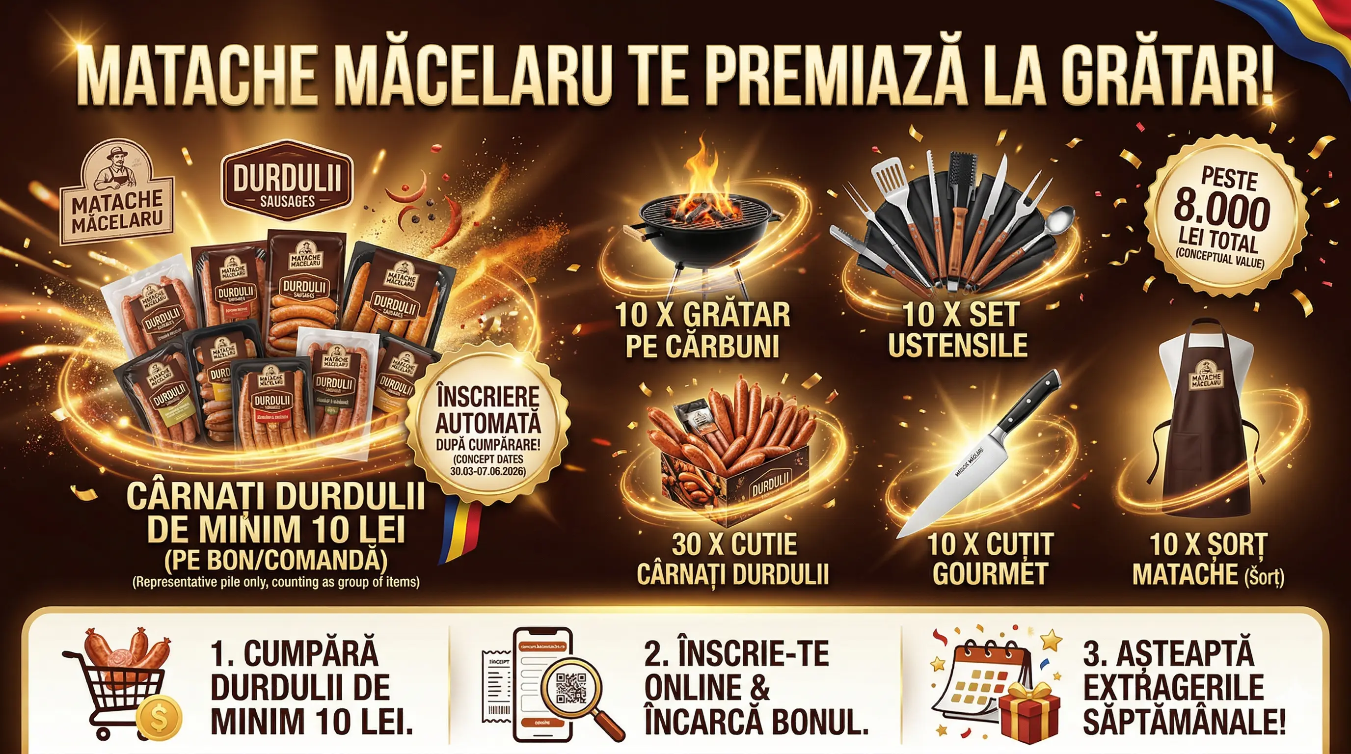 Concurs Matache Măcelaru: Câștigă un Grătar! Cumpără Durdulii (până pe 7 Iun) - Concursier