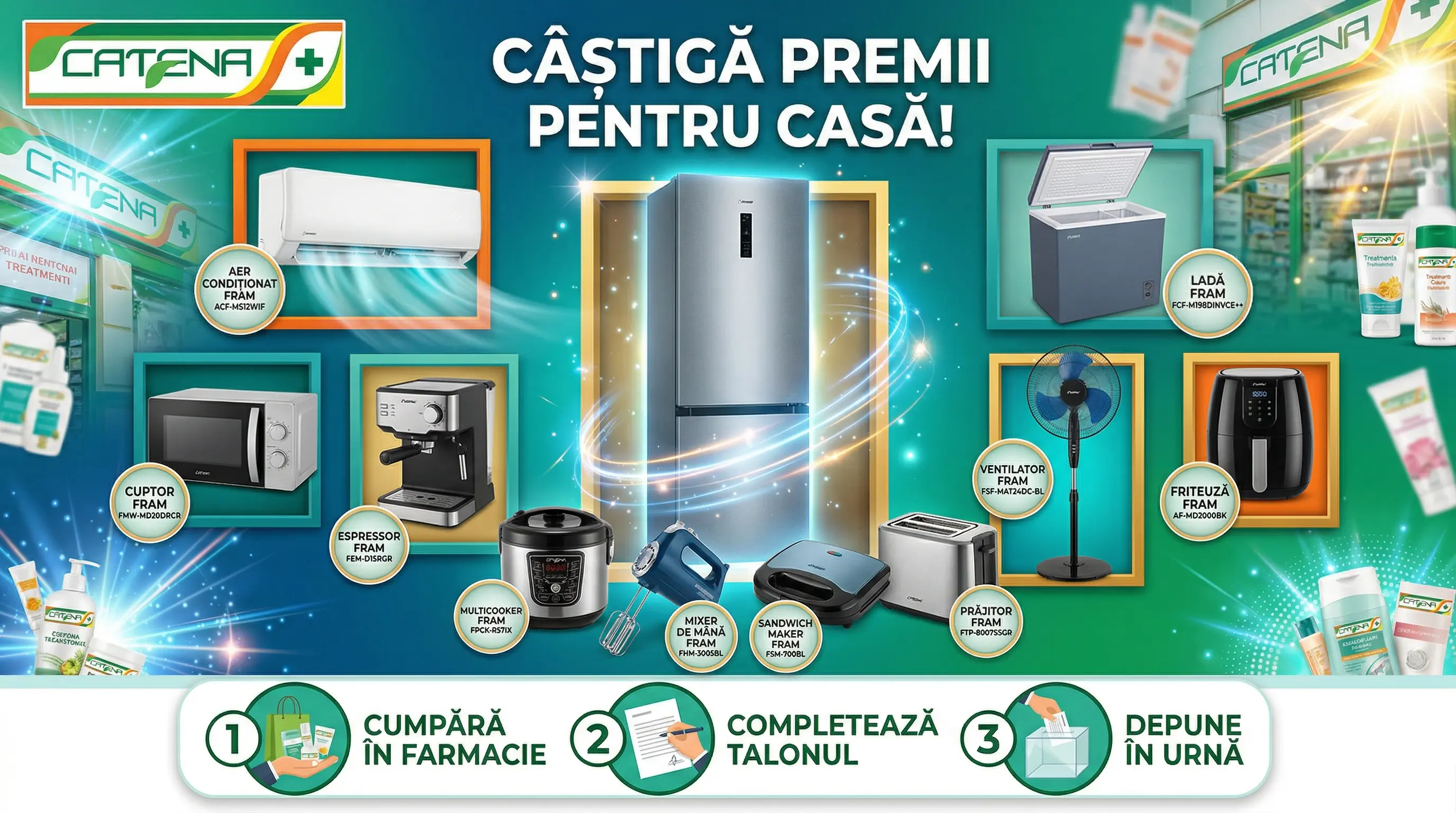 Concurs Catena! Cumpără și poți câștiga o Combină Frigorifică (până pe 31 Mai) - Concursier