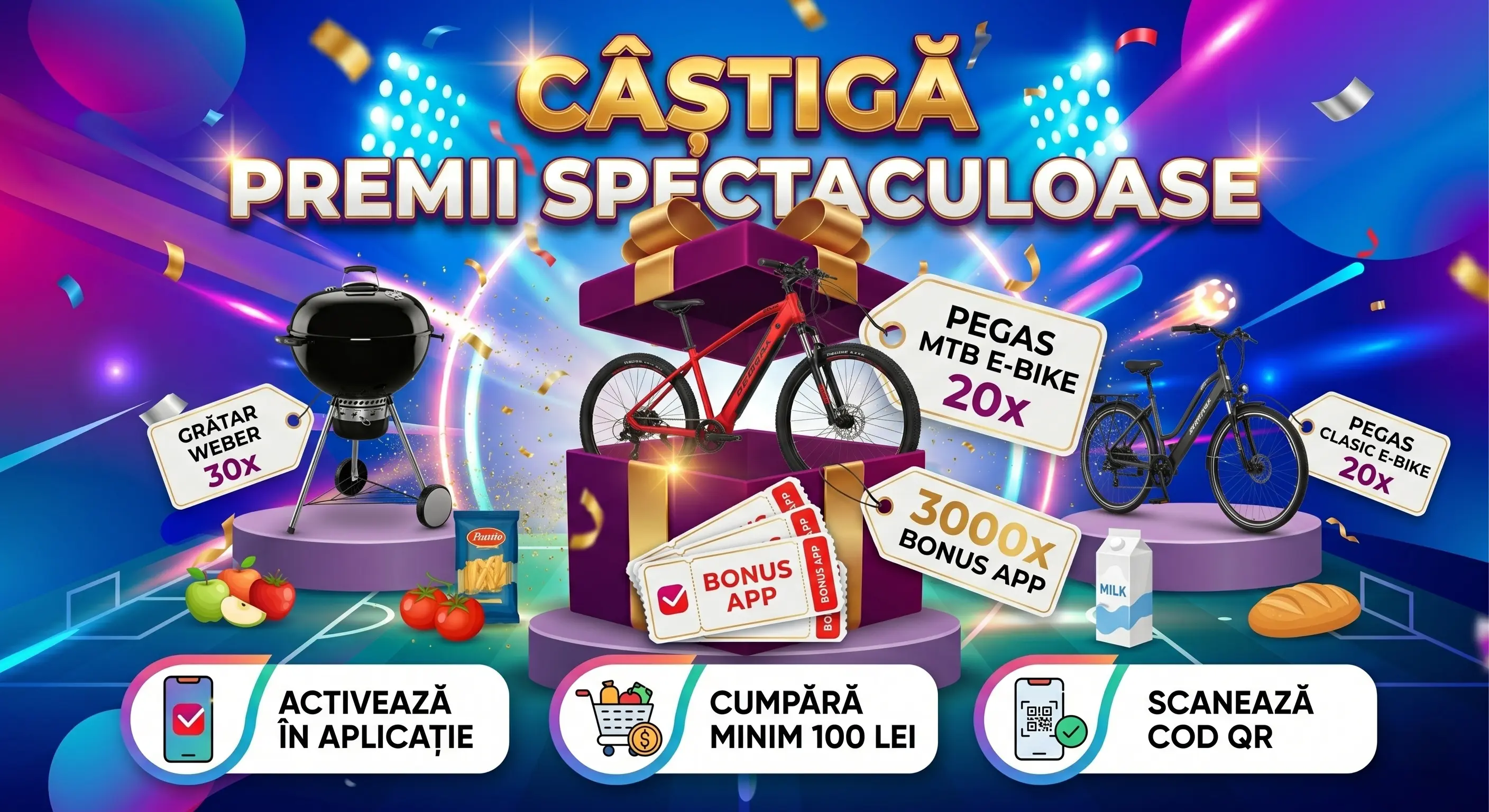Concurs Profi: Scanează și poți câștiga Bicicletă Electrică! (până pe 30 Apr) - Concursier