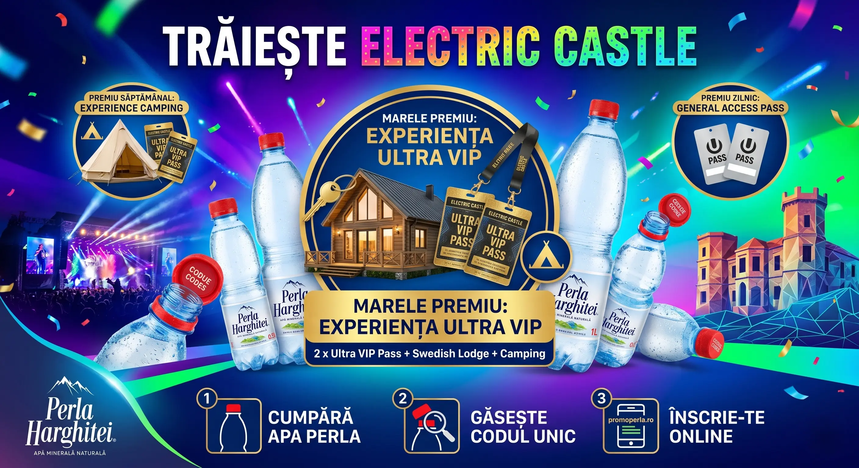 Concurs Perla Harghitei: Bilete VIP Electric Castle! Cumpără și câștigă (până pe 31 Mai) - C...