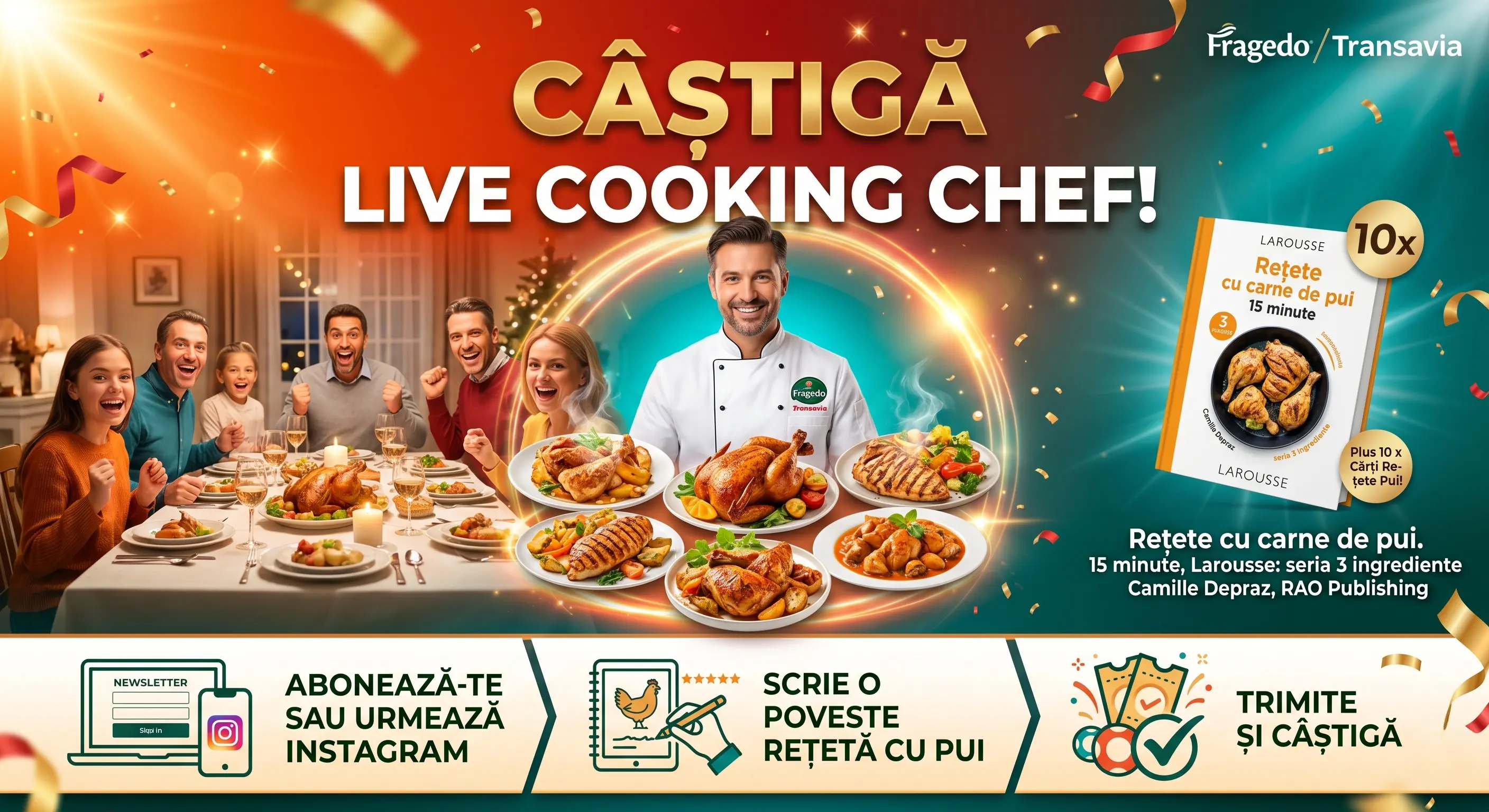 🍗 Câștigă un Chef la tine acasă cu Fragedo! ✨ - Concurs Gratuit | Concursier