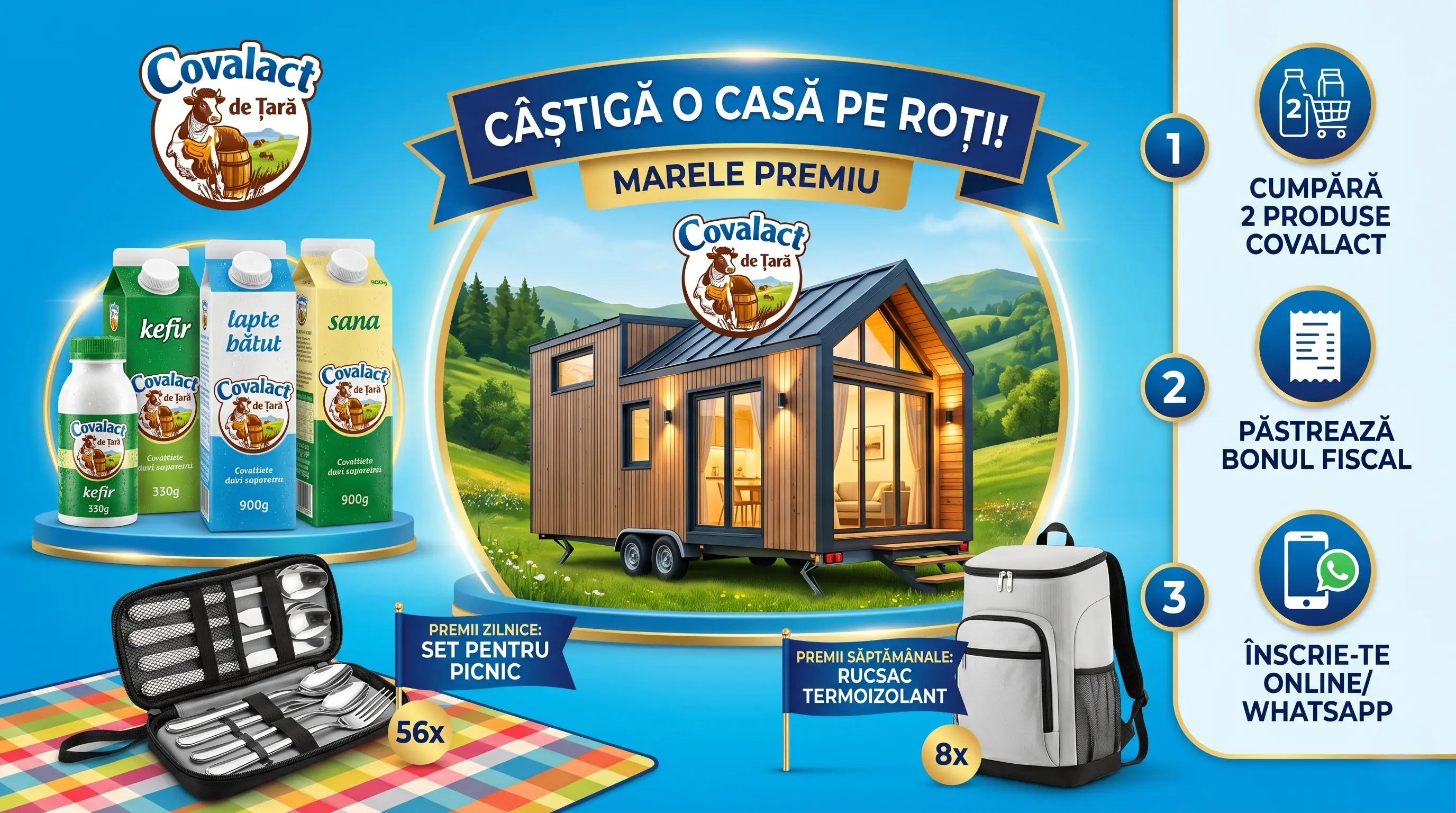 Concurs Covalact: Cumpără și poți câștiga o Casă Modulară! (până pe 14 Iun) - Concursier