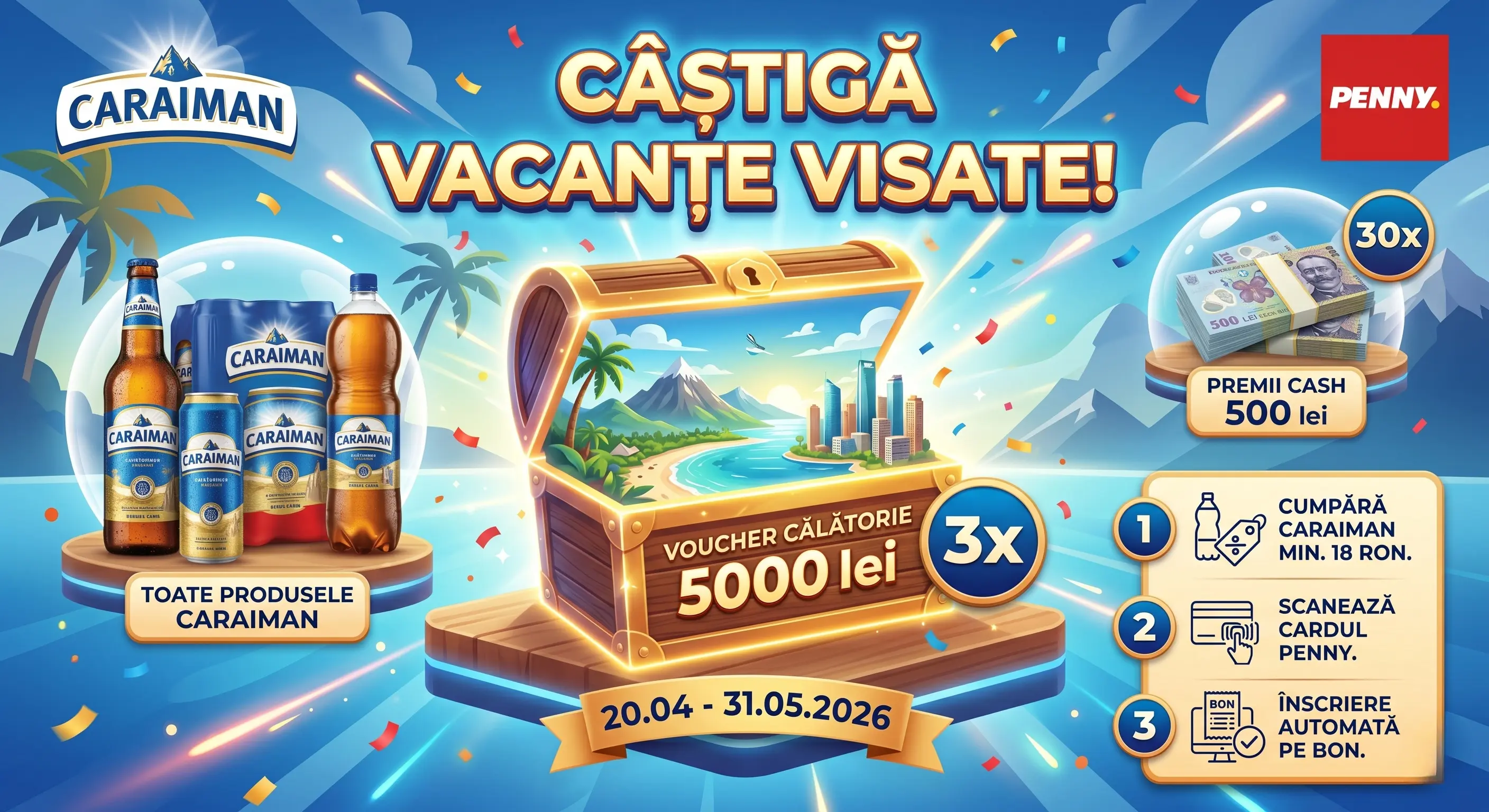 Concurs Caraiman Penny: Câștigă Vouchere de Călătorie! (până pe 31 Mai) - Concursier