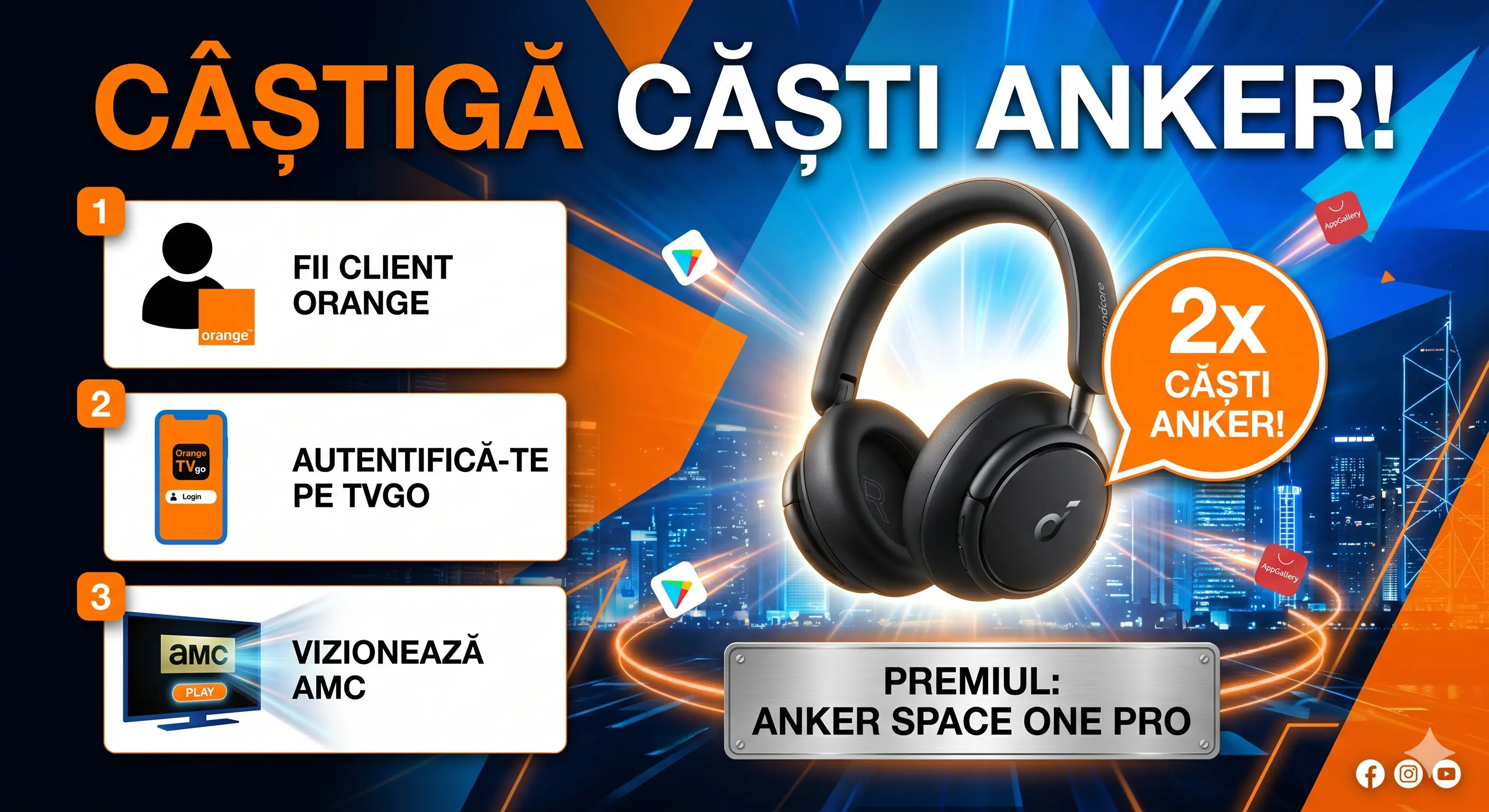 Cine a câștigat la 🎬 Urmărește AMC pe Orange TV Go și...? | Concursier