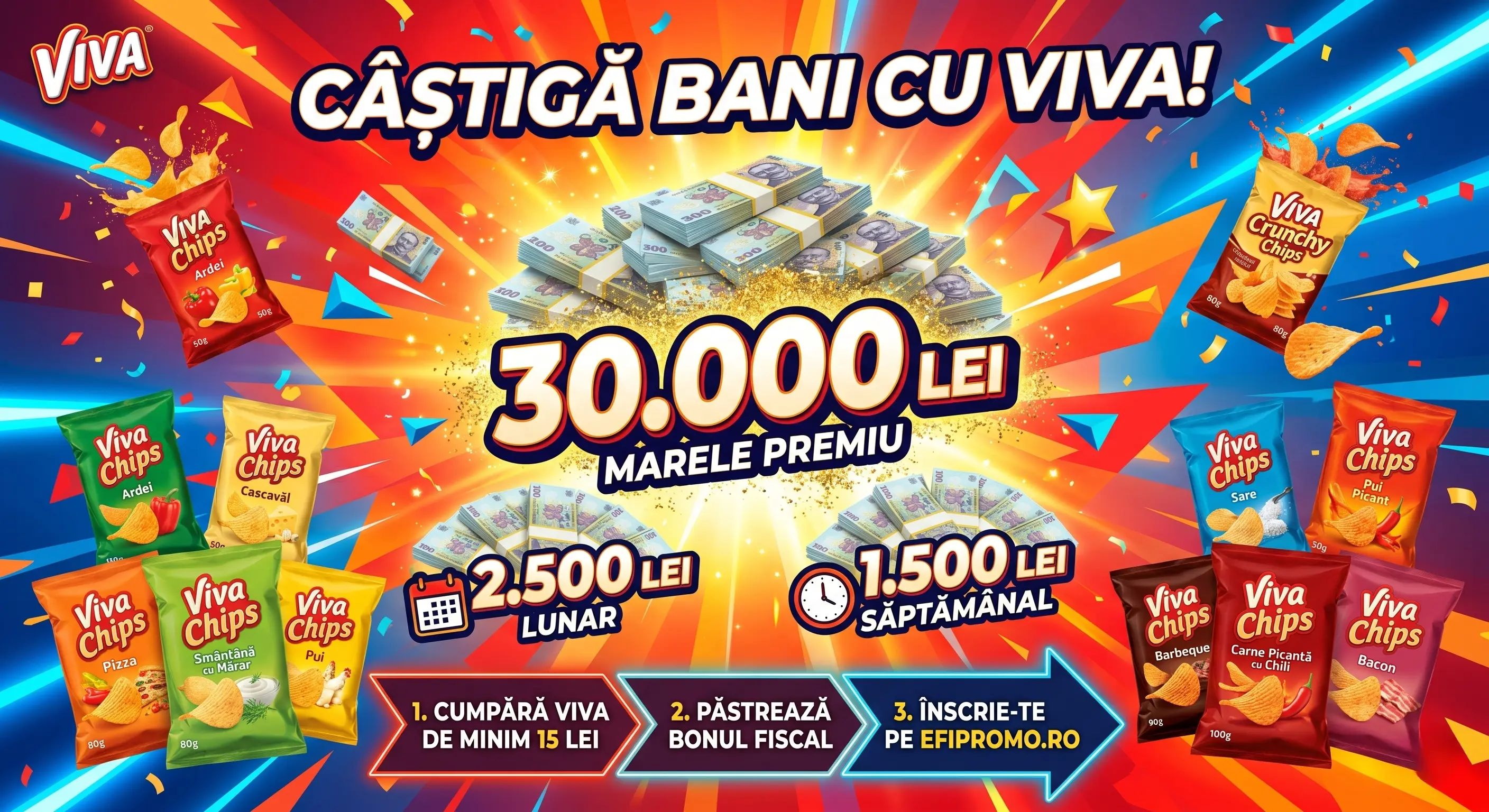 Concurs Concurs VIVA: Câștigă 30.000 lei! (până pe 29 Oct) - câștigă 30.000 lei