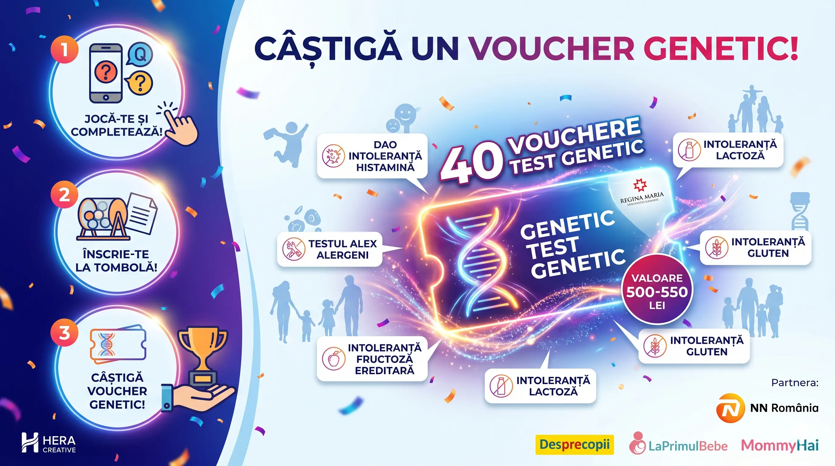 👶 Câștigă un test genetic pentru copilul tău cu NN și DespreCopii! ✨