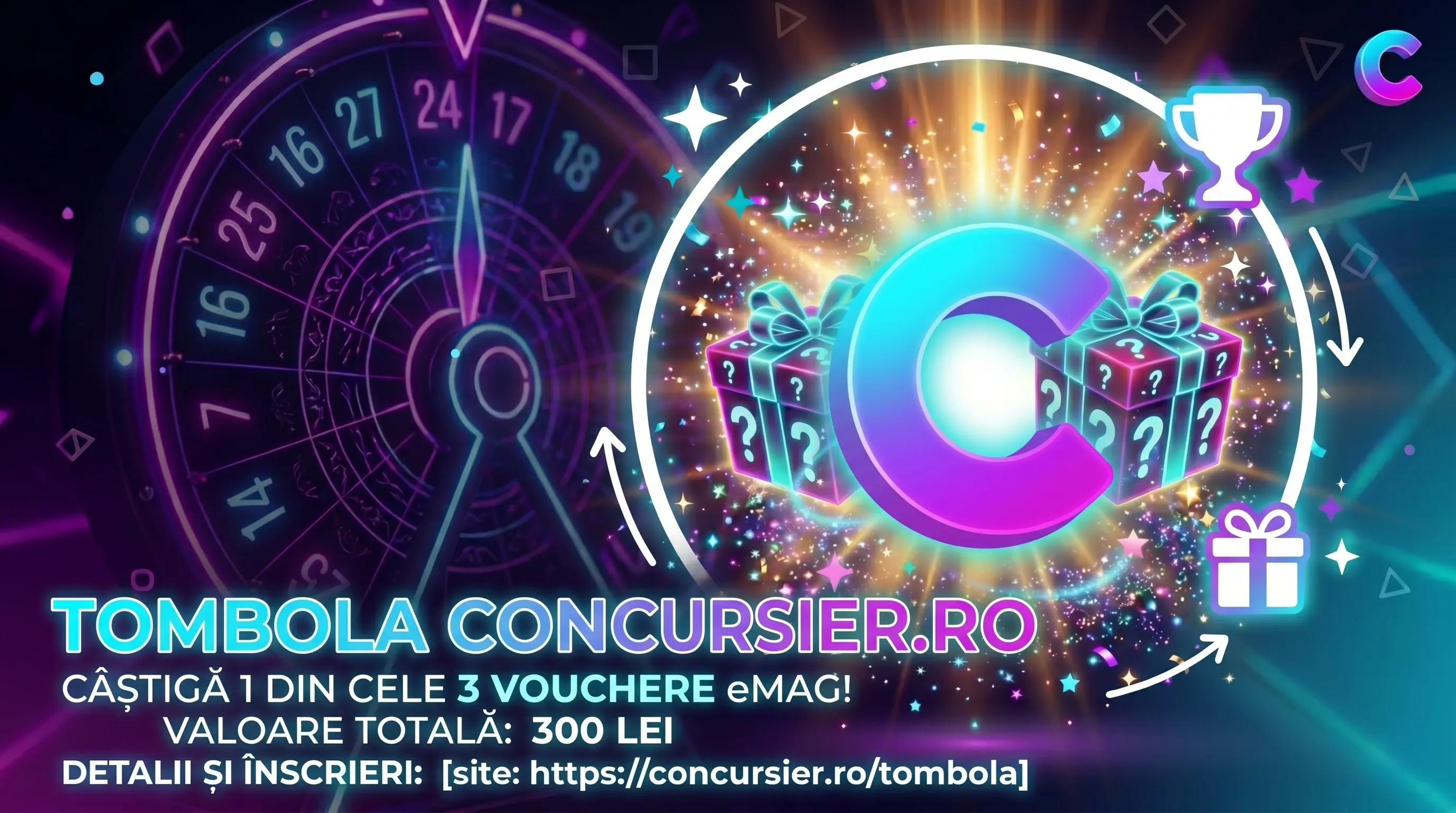 Regulament Oficial Tombolă Concursier Mai 2026 | Termeni și Condiții