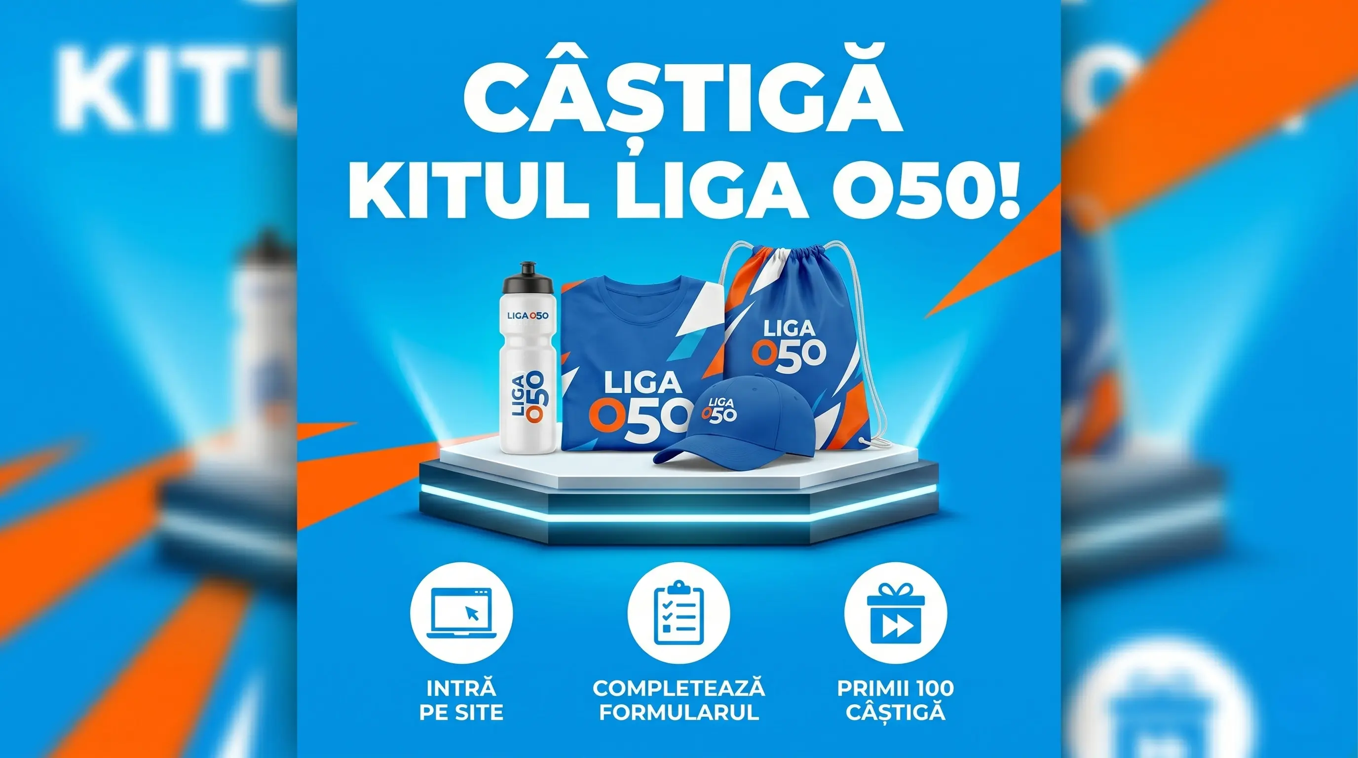 🏃 Alătură-te Ligii O50 MedLife și câștigă un kit sportiv! ✨ - Concurs Gratuit | Concursier