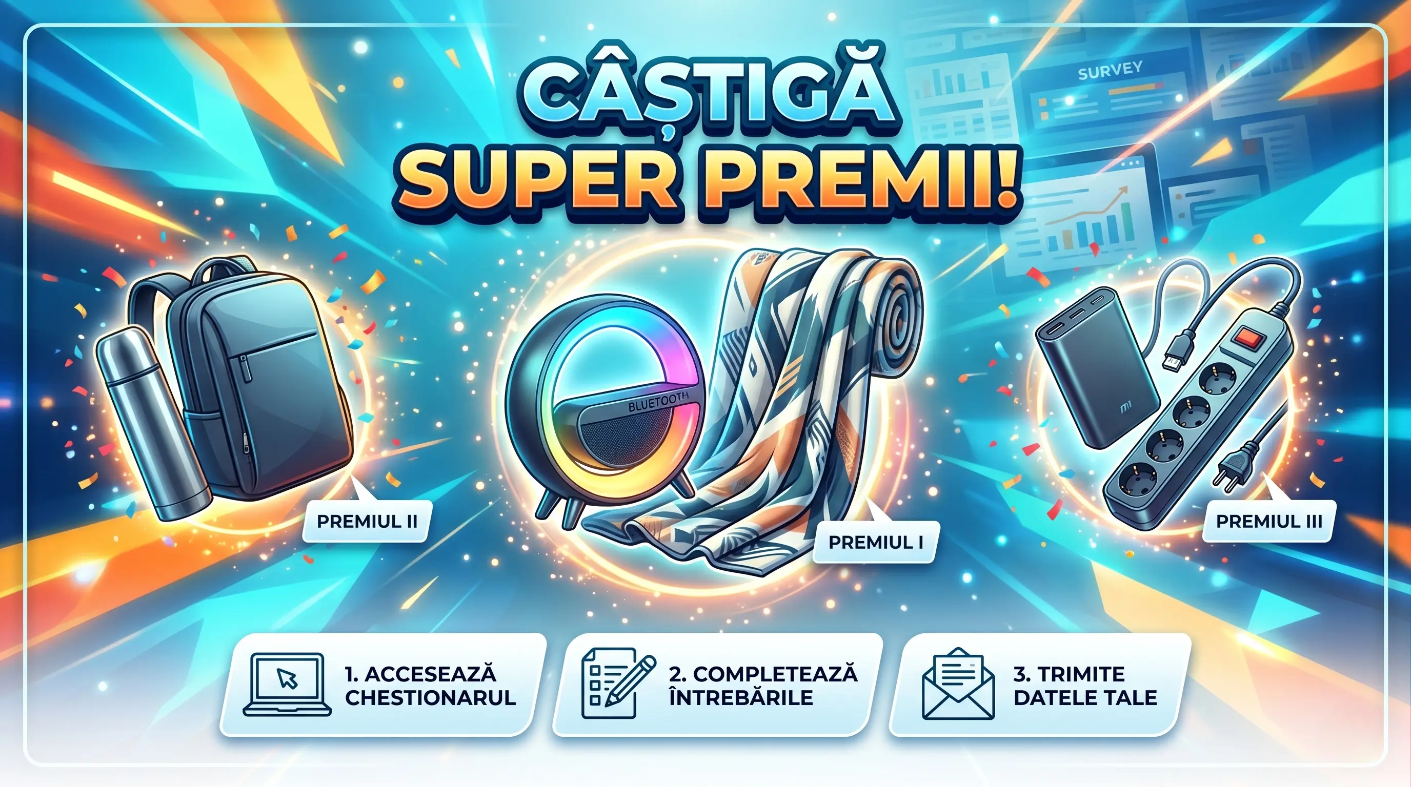 📊 Câștigă kit-uri utile pentru vară cu FinZoom și CEC Bank! ✨ - Concurs Gratuit | Concursier