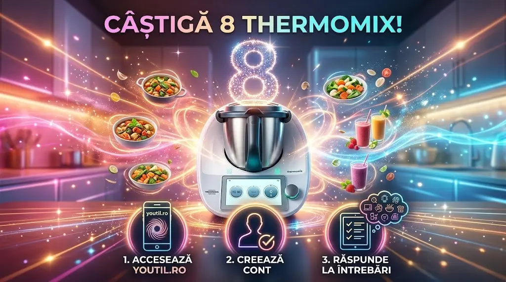 🧑‍🍳 Câștigă unul din 8 Thermomix-uri cu Youtil! ✨ - Concurs Gratuit | Concursier