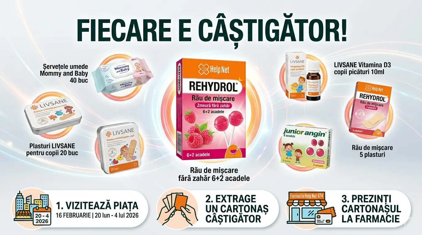 Concurs Help Net: Extrage și Câștigă Produse Valoroase (până pe 4 iulie)