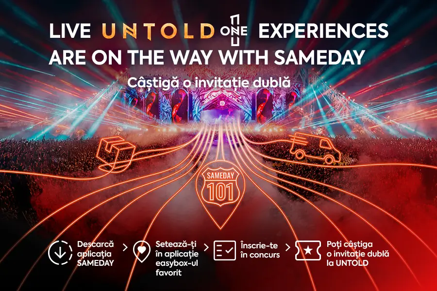 Concurs SAMEDAY: Câștigă invitații la UNTOLD 2026 (până pe 1 iulie) - Concurs Gratuit |...