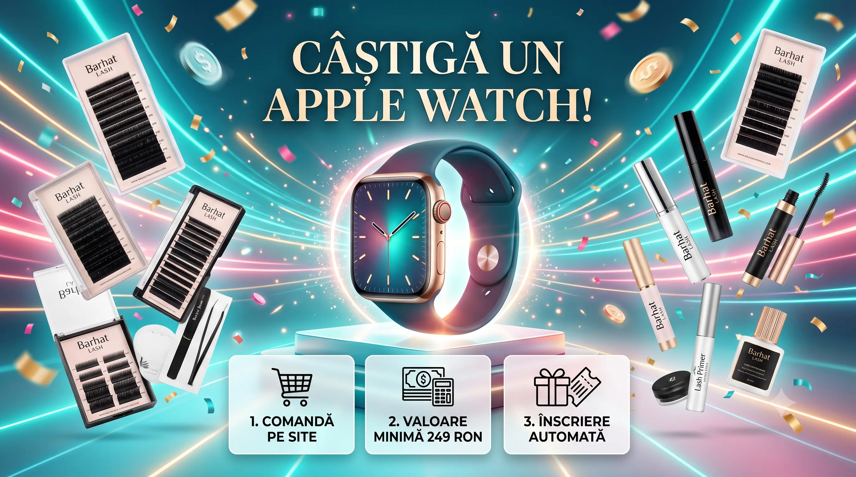 Concurs Concurs Barhat - Cumpără peste 249 lei și câștigă un Apple Watch Series 11 (până pe...
