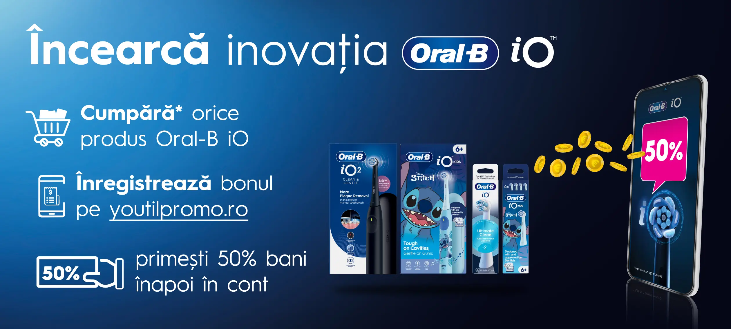 Ofertă Oral-B: Cumpără și primești 50% rambursare până pe 30 Septembrie - Concursier