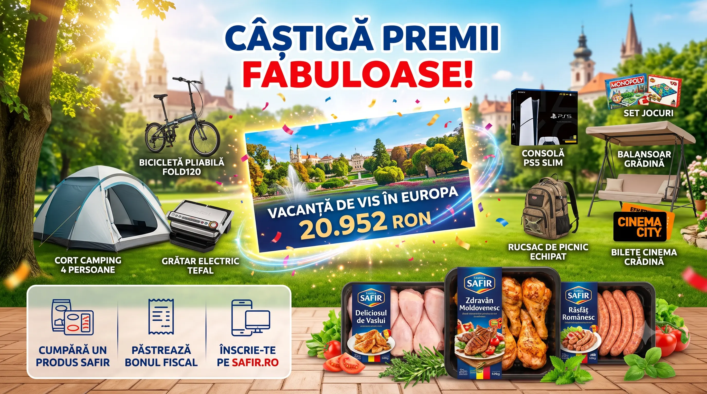 Concurs Concurs Familia Safir: Cumpără și câștigă o vacanță în Europa (până pe 19...