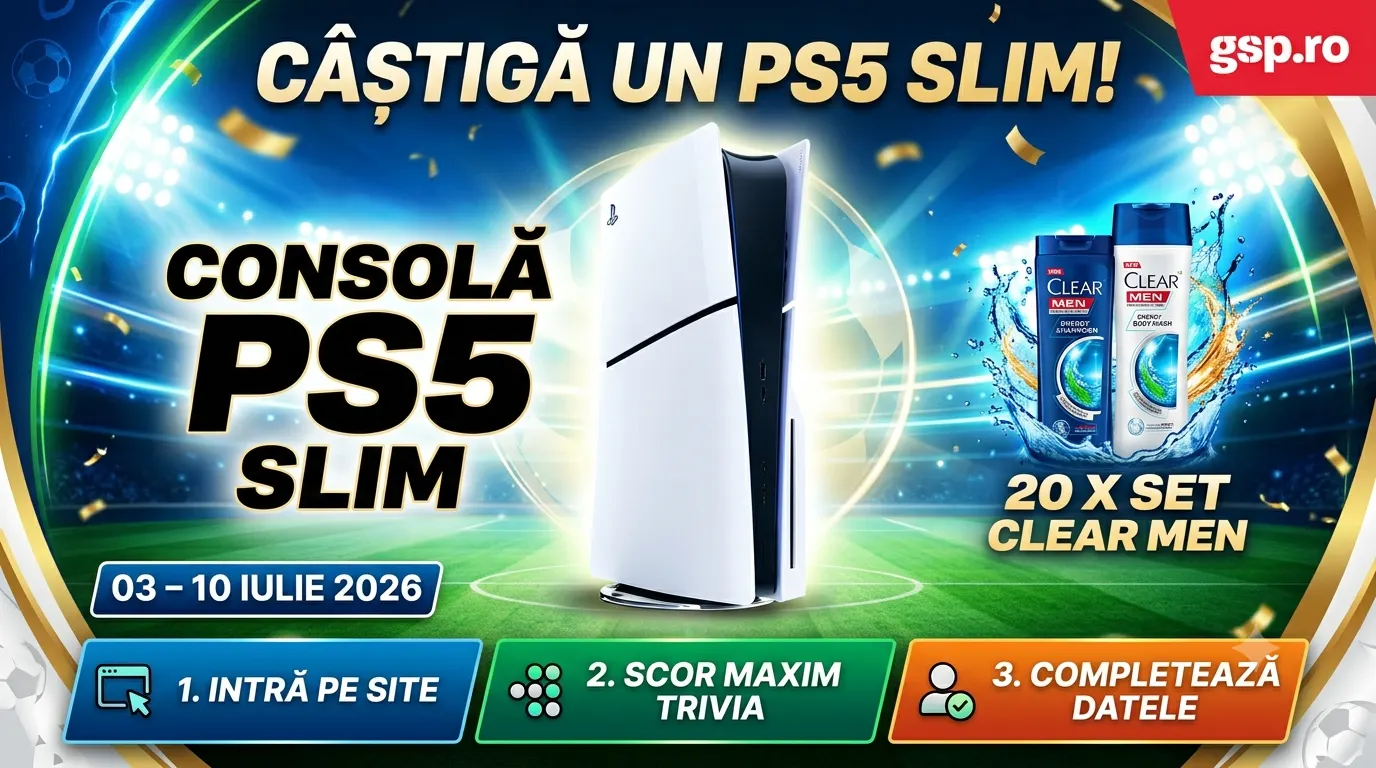 Concurs GSP: Joacă și câștigă un PlayStation 5 Slim (până pe 10 iulie) - Concurs Gratuit |...