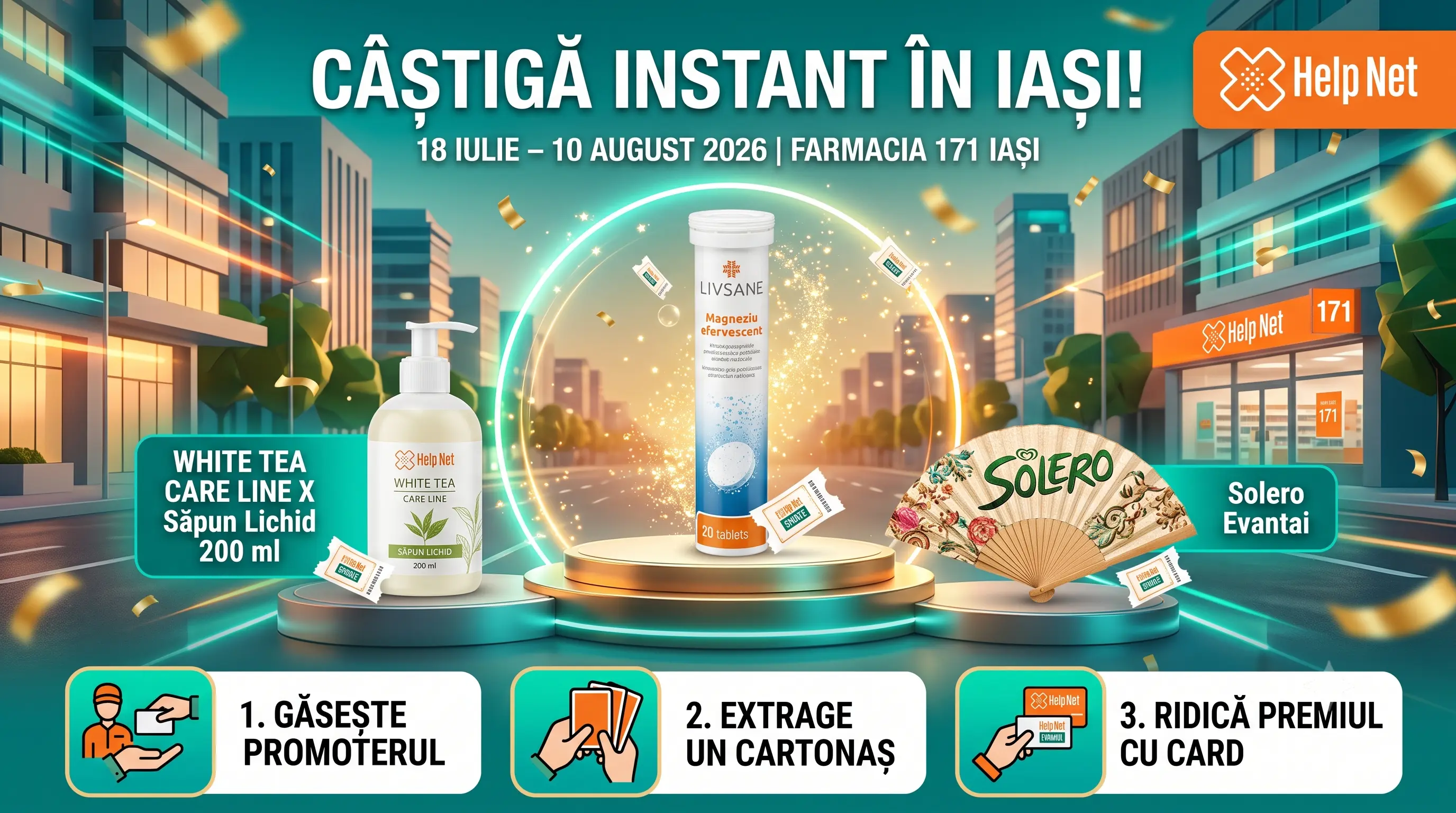 Concurs Help Net Iași: Extrage și Câștigă Evantaie Solero (până pe 10 August)
