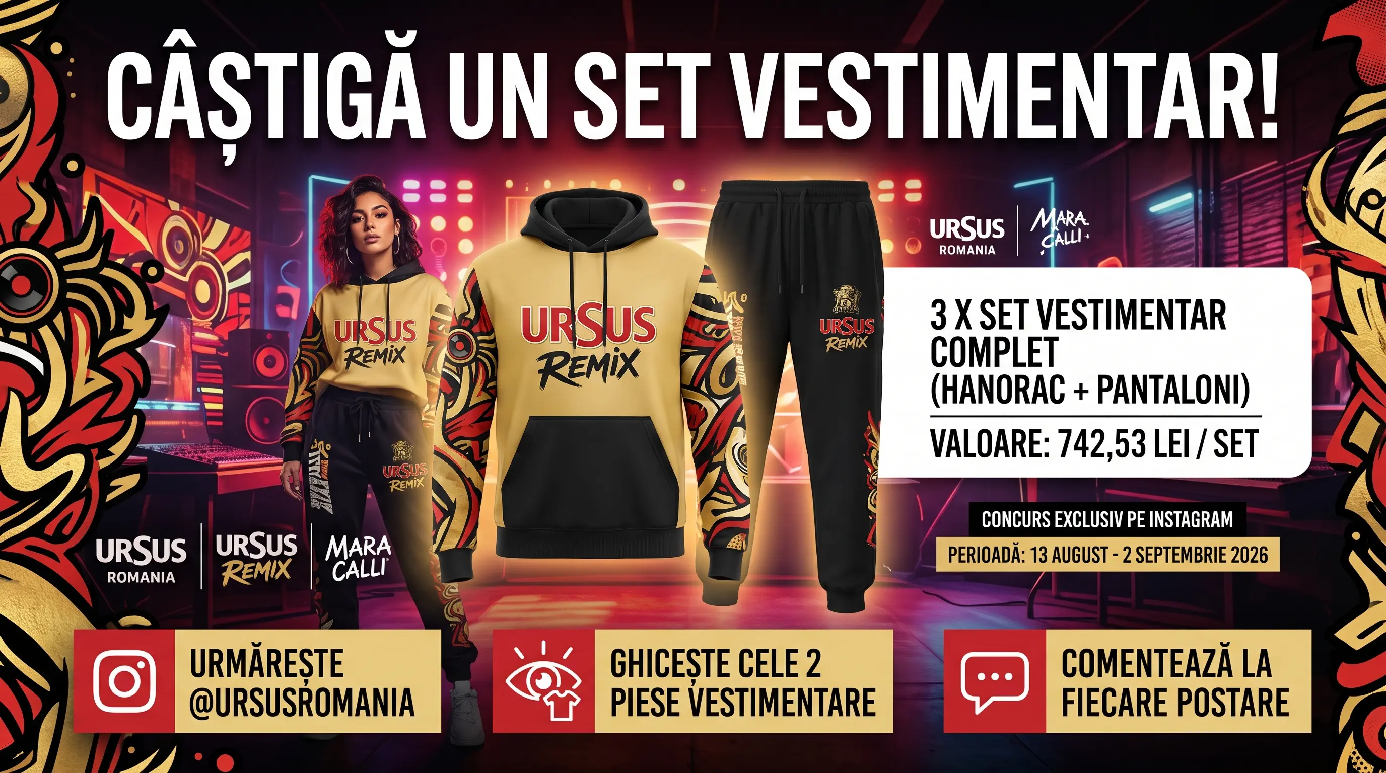 Concurs Ursus Romania - Seturi vestimentare Ursus Remix (până pe 2 septembrie) - Concurs...