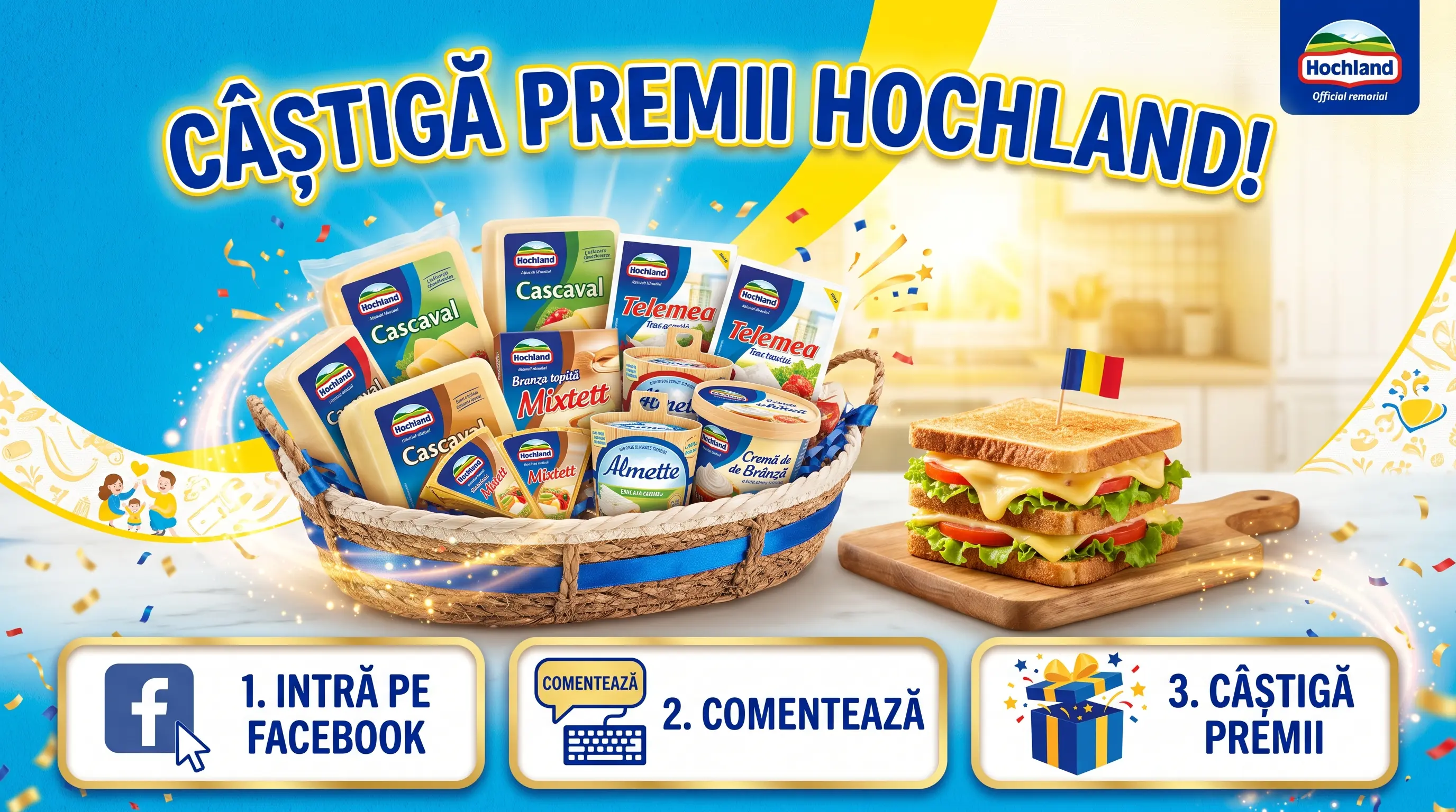 Concurs Hochland Moldova - Câștigă produse Hochland (până pe 6 Septembrie) - Concurs...