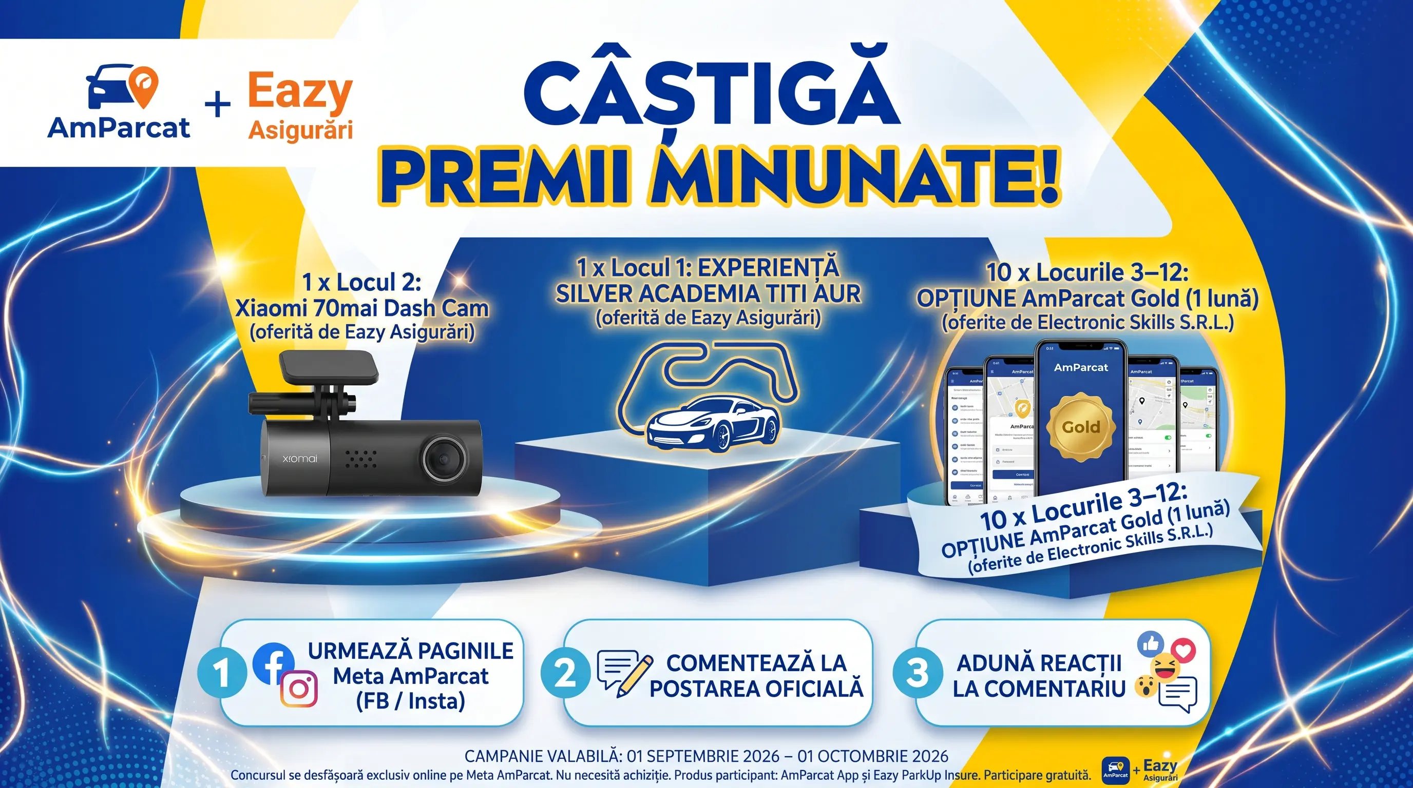 Concurs AmParcat - Experiență Silver la Academia Titi Aur (până pe 1 octombrie) - Concurs...