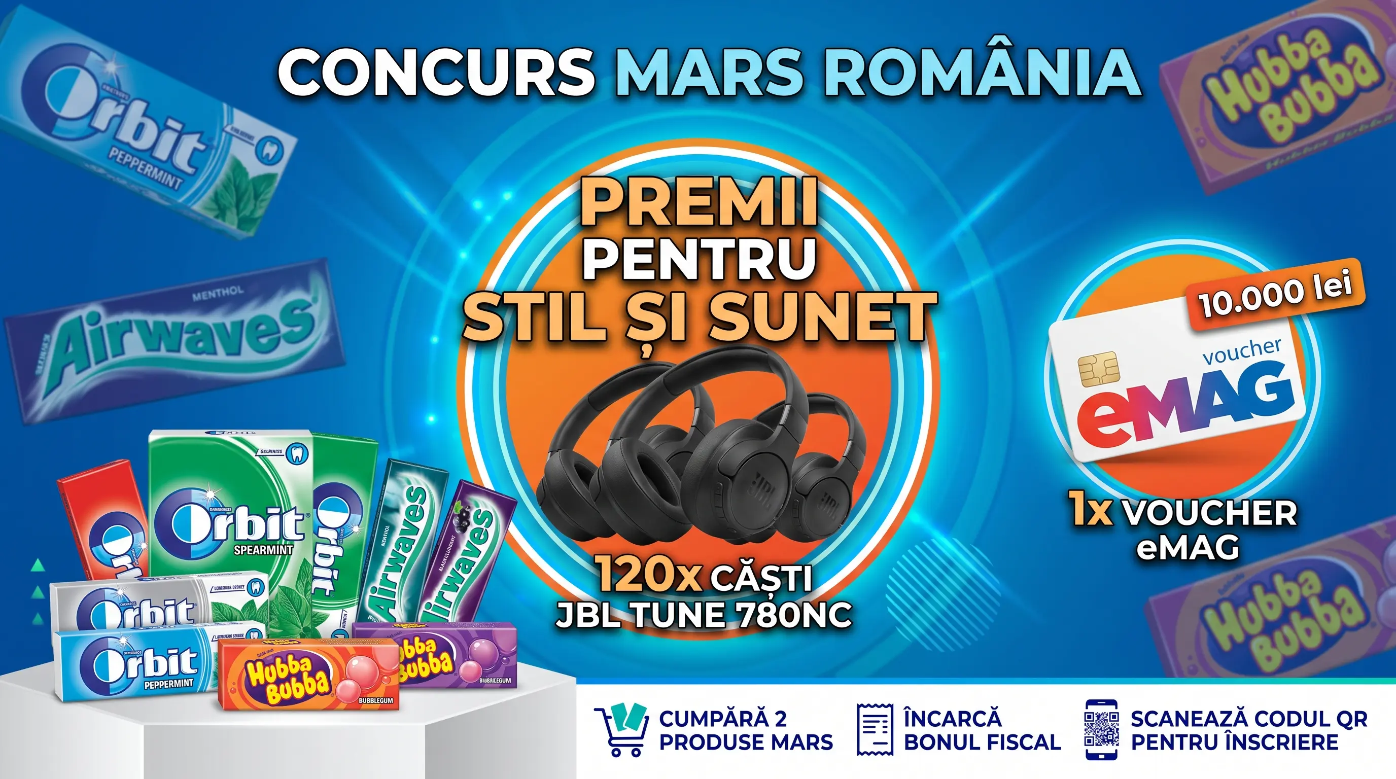 Concurs Mars România: Cumpără și câștigă căști JBL sau voucher eMAG (până pe 18 octombrie)...