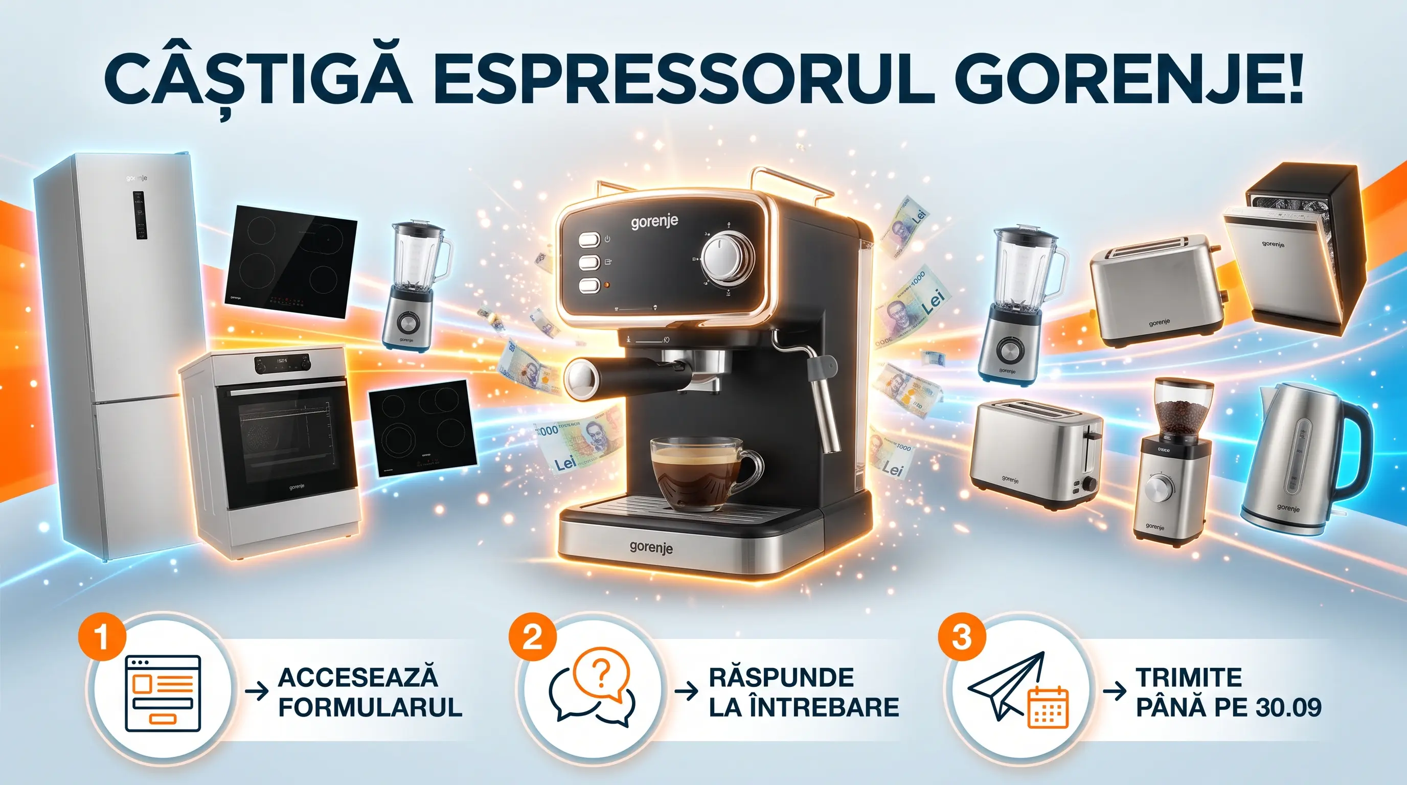 Concurs Gorenje: Cumpără și câștigă Espressor manual (până pe 30 septembrie) - Concurs...