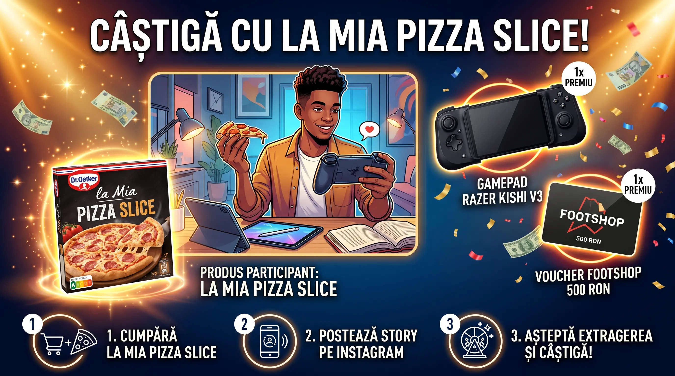 Concurs Dr. Oetker - Câștigă un Gamepad Razer Kishi V3 (până pe 27 septembrie) - Concursier