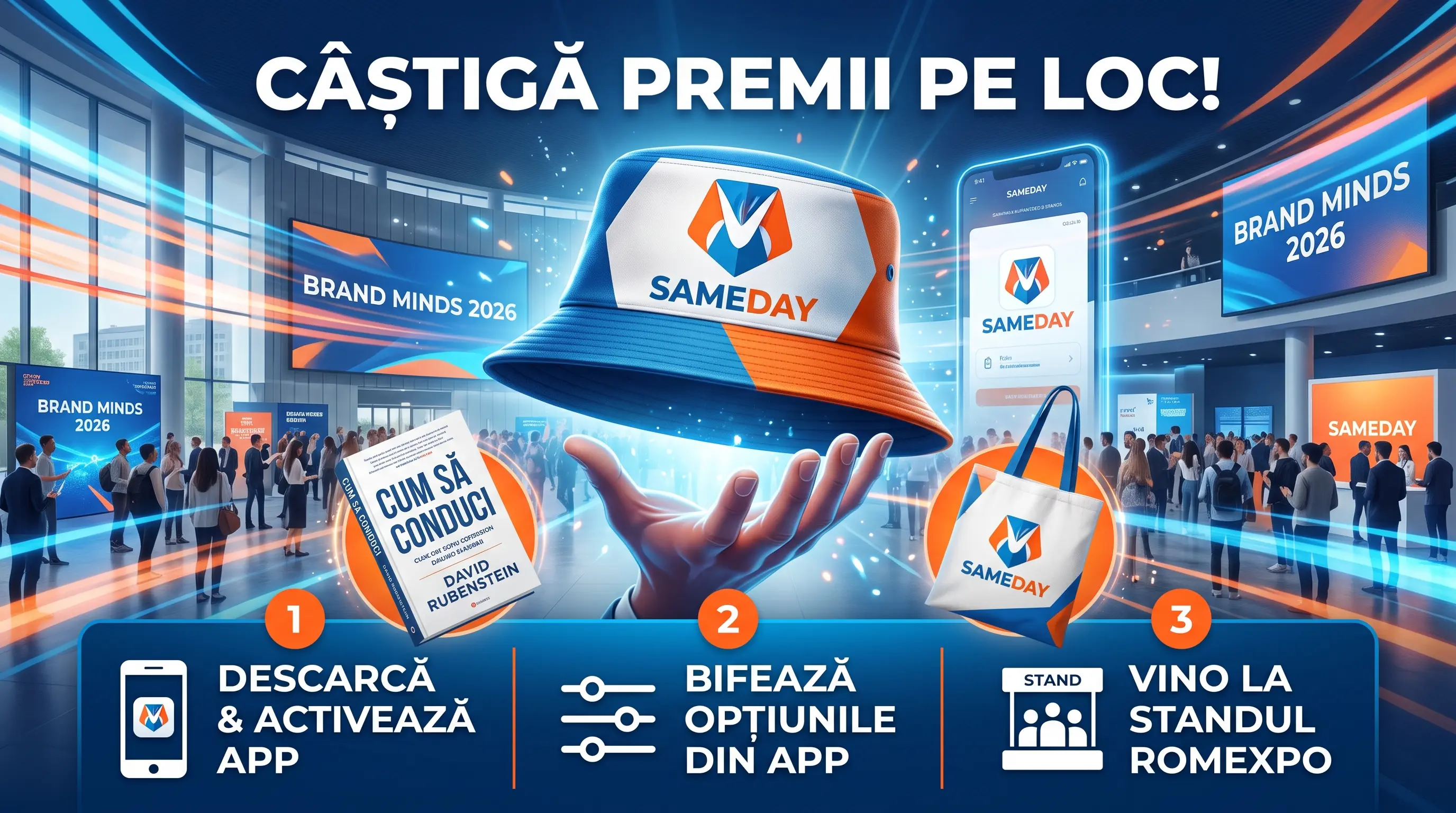Cine a câștigat la Concurs Sameday: Bucket hat, cărți...? | Concursier