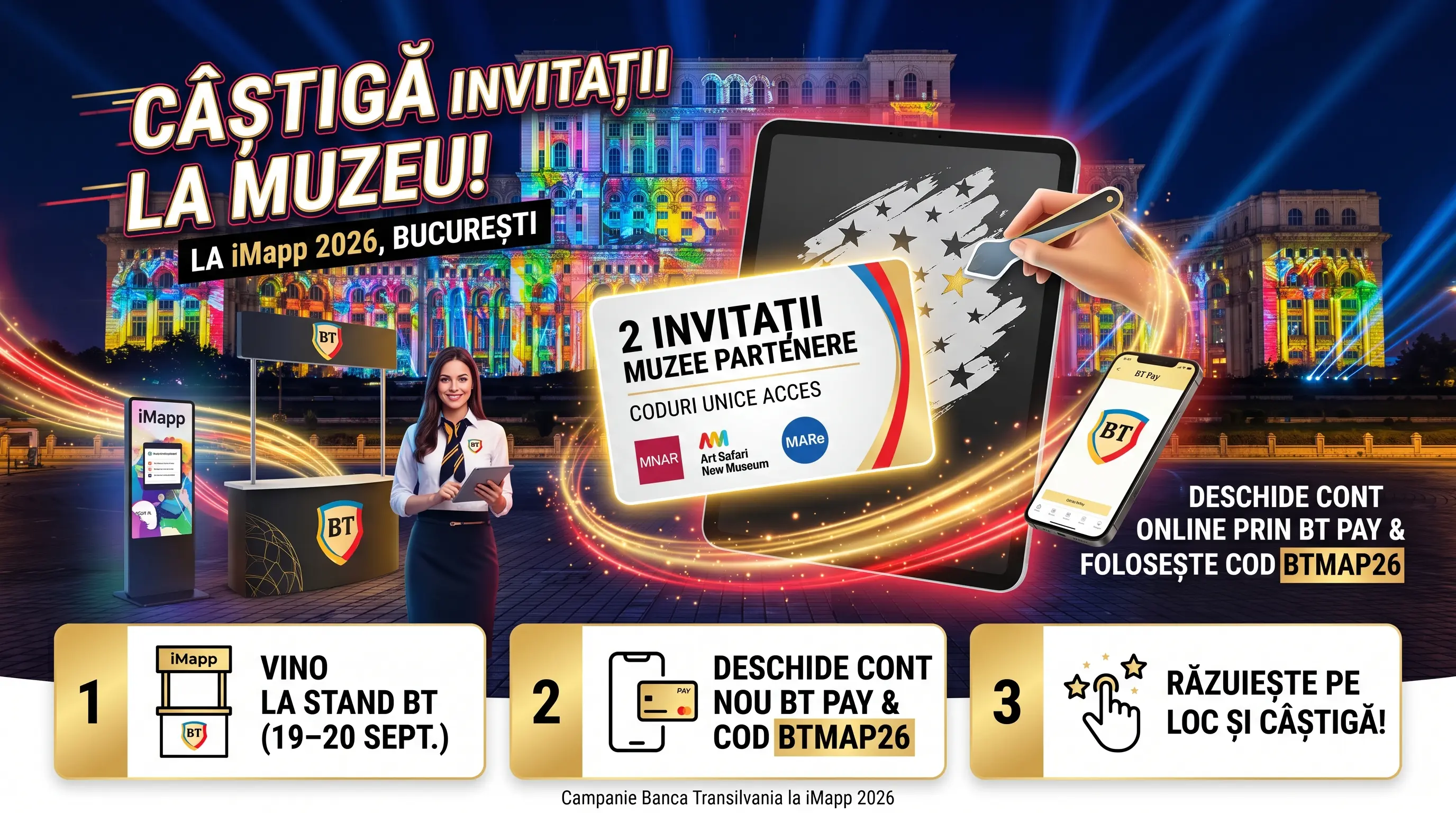 Concurs Banca Transilvania Răzuiește și Câștigă Invitații la Muzeu (până pe 20 septembrie)...