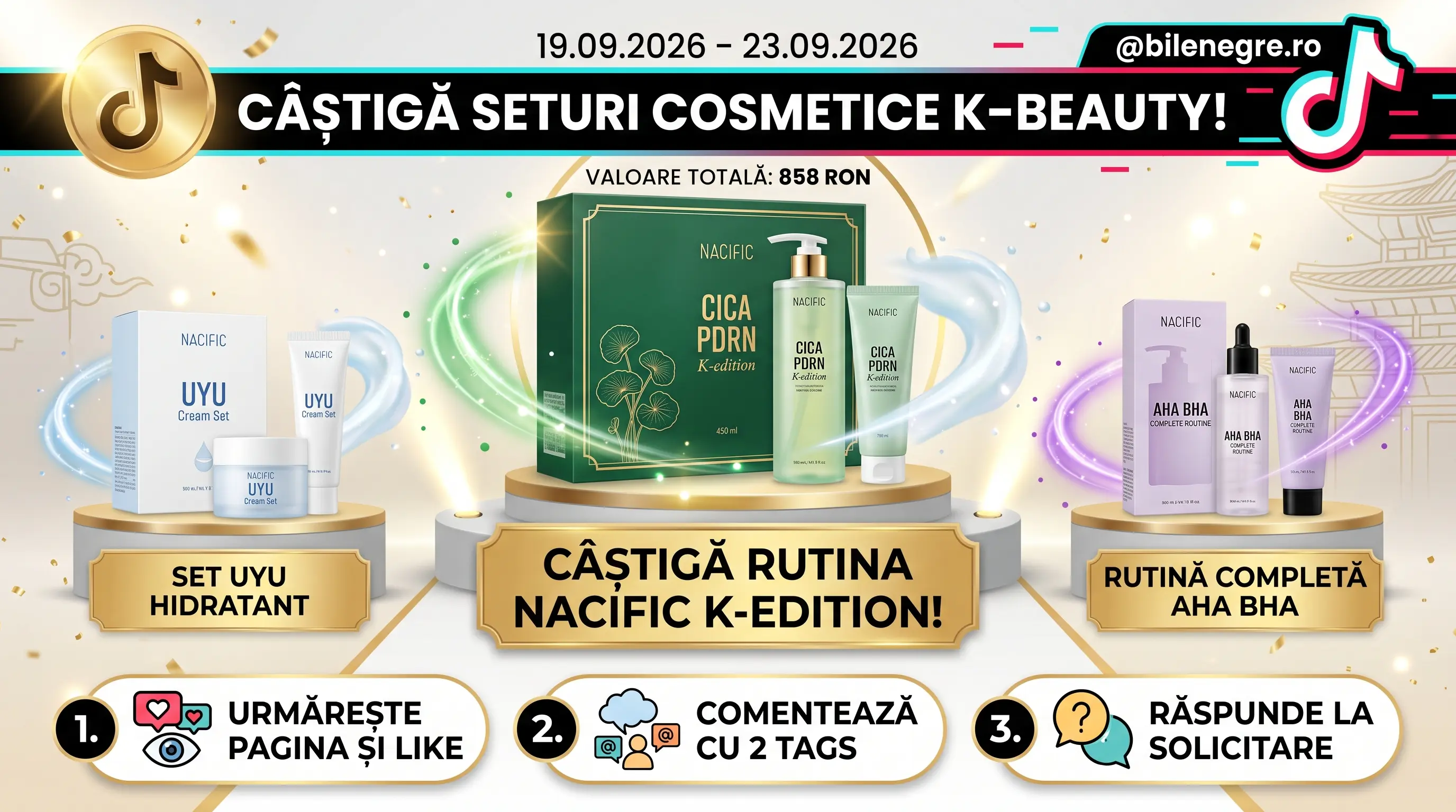 Concurs BileneGre: Câștigă Seturi Cosmetice NACIFIC (până pe 23 Septembrie) - Concurs...