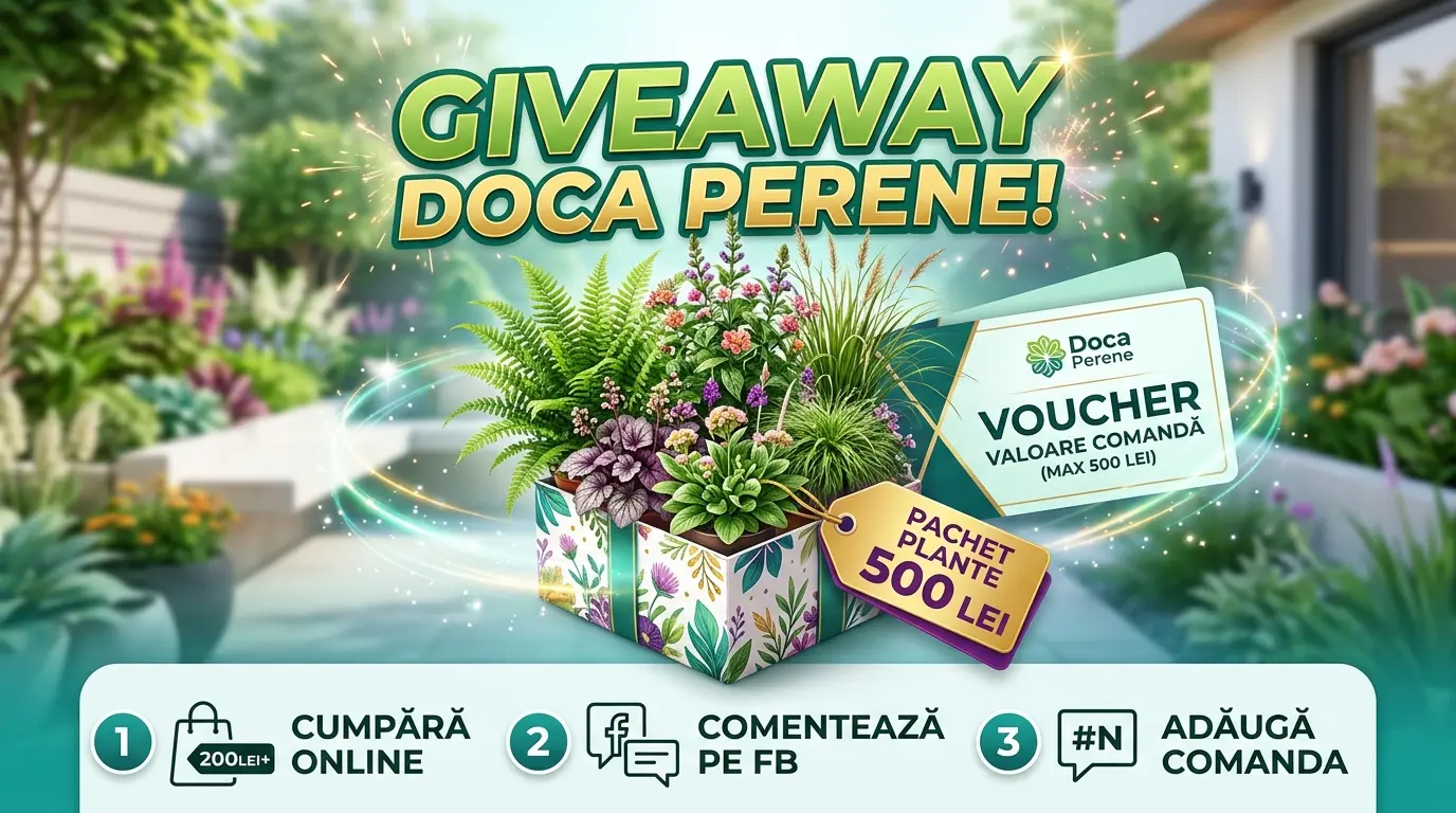 Concurs Doca Perene - Cumpără plante și câștigă premii (până pe 12 Octombrie) - Concursier