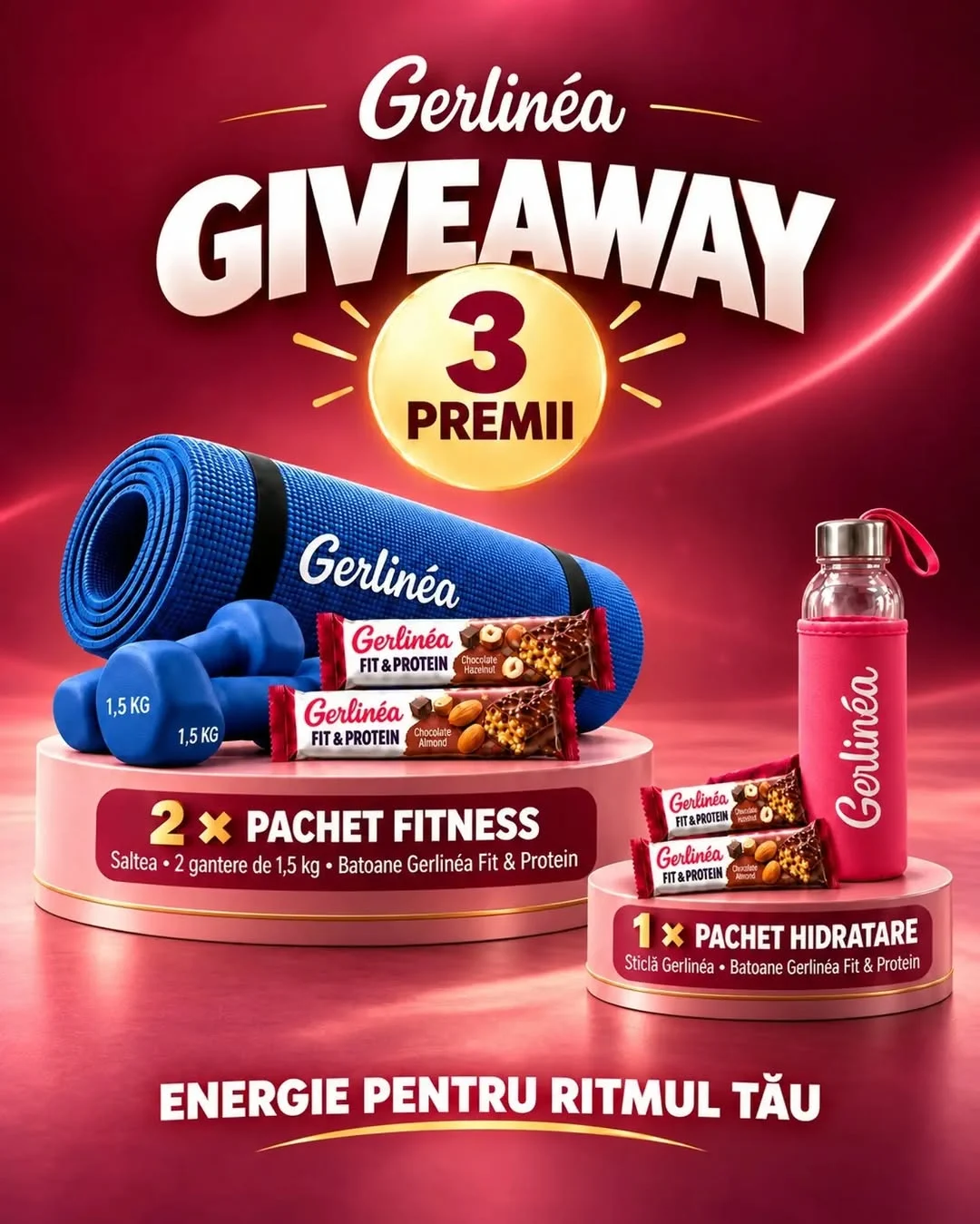 Concurs Nutrivita Saltele si Gantere (până pe 5 octombrie)