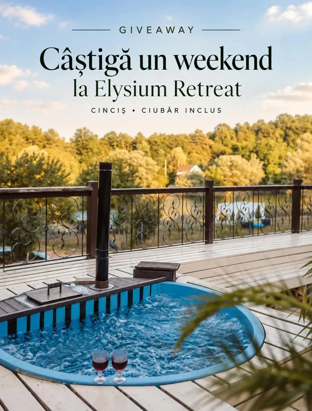 Concurs Elysium Retreat Cinciș: Weekend la lac, smart watch și masaj (până pe 12 Octombrie)