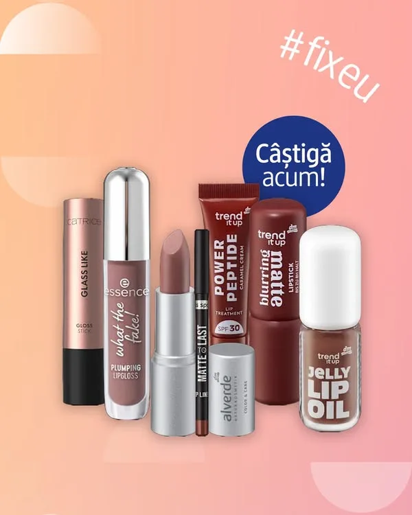 Concurs dm drogerie markt: Kit de machiaj pentru buze de toamnă (până pe 11 Octombrie)