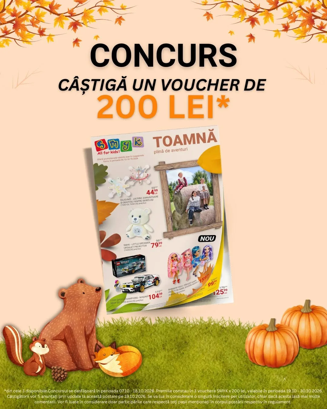 Câștigători concurs SMYK România (Octombrie 2026) | Concursier