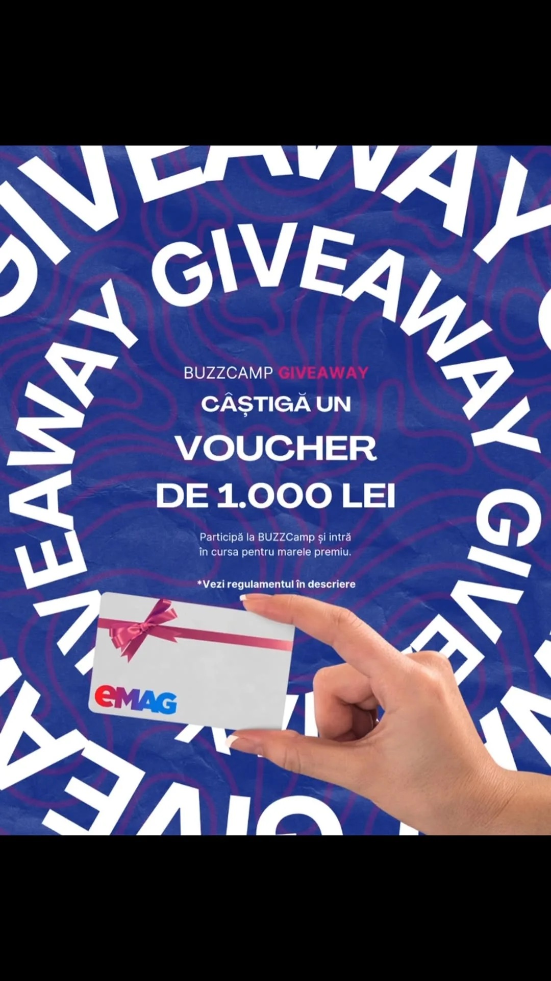 Concurs BUZZCamp: Voucher eMAG de 1.000 lei (până pe 23 Noiembrie) - Concurs Gratuit |...