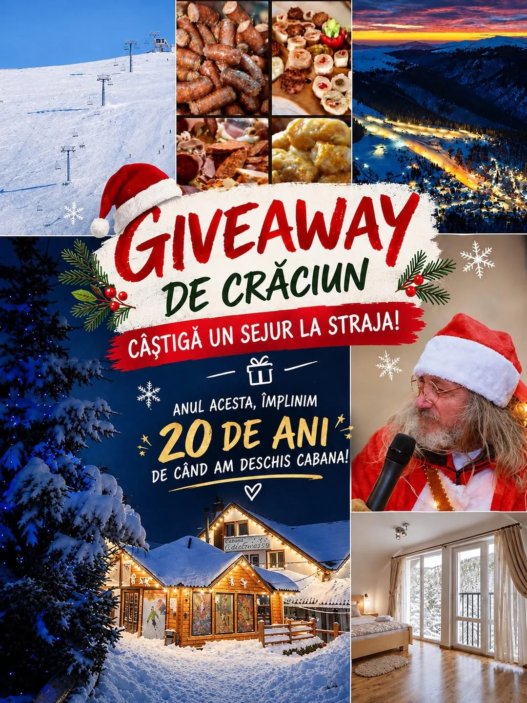 Concurs Cabana Edelweiss: Sejur de Crăciun la Straja (până pe 31 Octombrie)