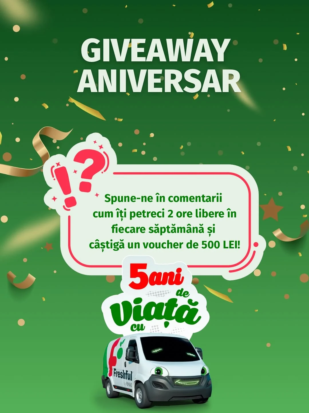Concurs Freshful by eMAG: Câștigă Vouchere de 500 Lei (până pe 25 Octombrie) - Concurs...