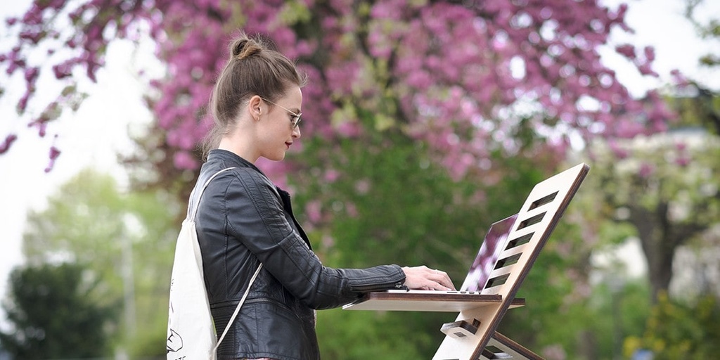 Use a natural light workspace